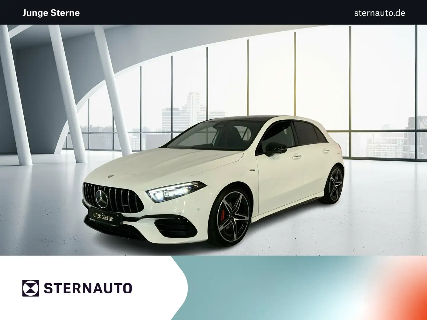 Mercedes-Benz A 45 AMG A 45 S 4M Premium+ Night 360° MULTIBEAMLED Pano White - 1