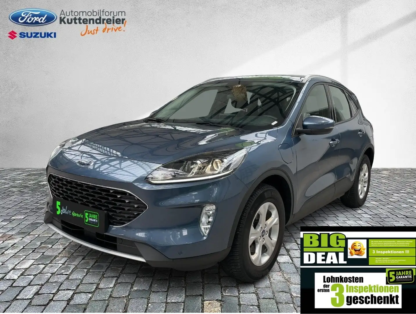 Ford Kuga PHEV Cool & Connect Navi Tempomat 2xPDC SHZ Bleu - 1