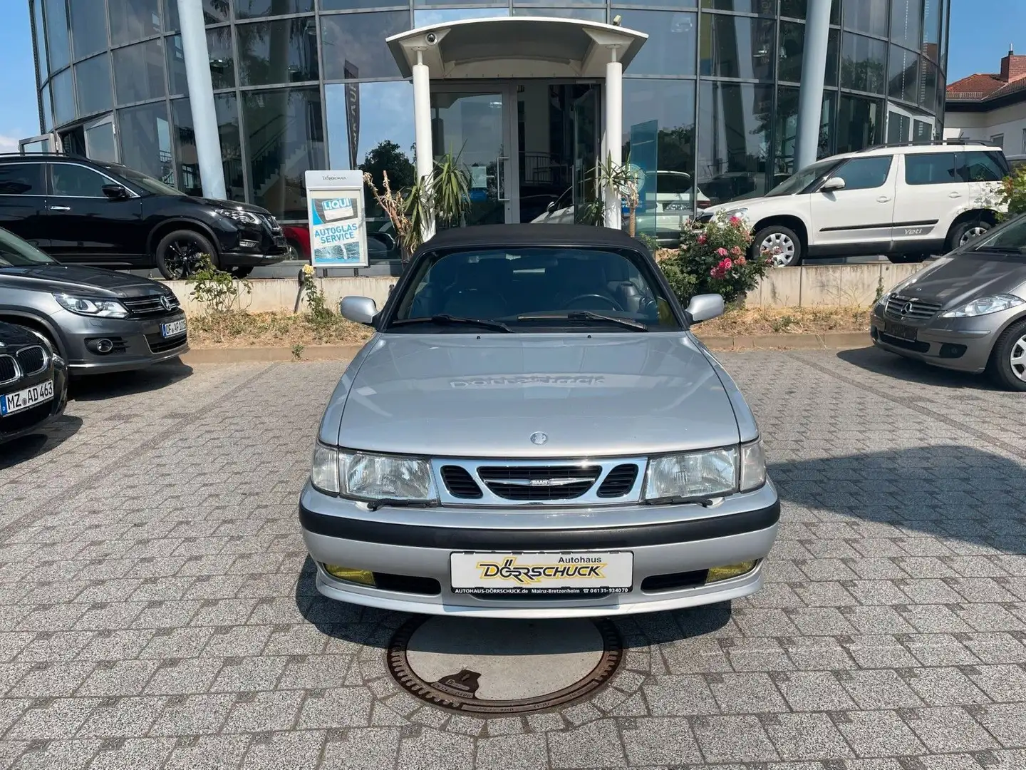 Saab 9-3 2.0t Ecopower SE Cabriolet. Sitzh. Klimaaut. Silber - 2