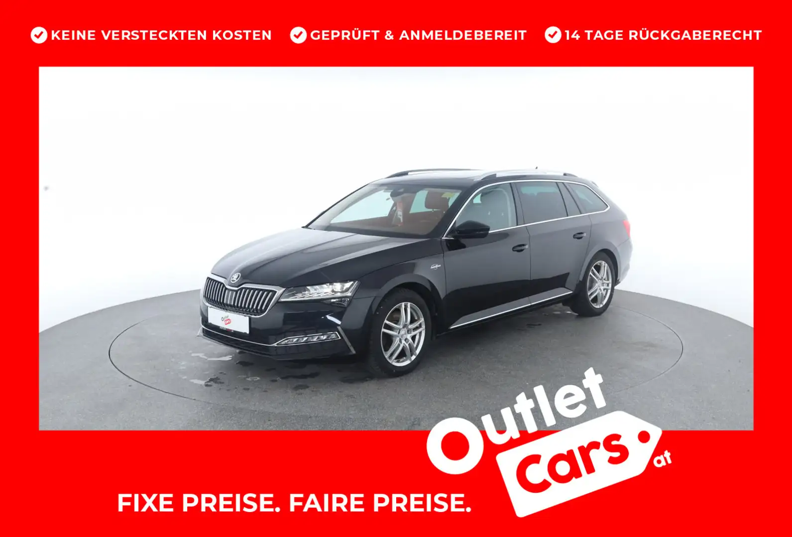 Skoda Superb L&K TDI DSG Noir - 1