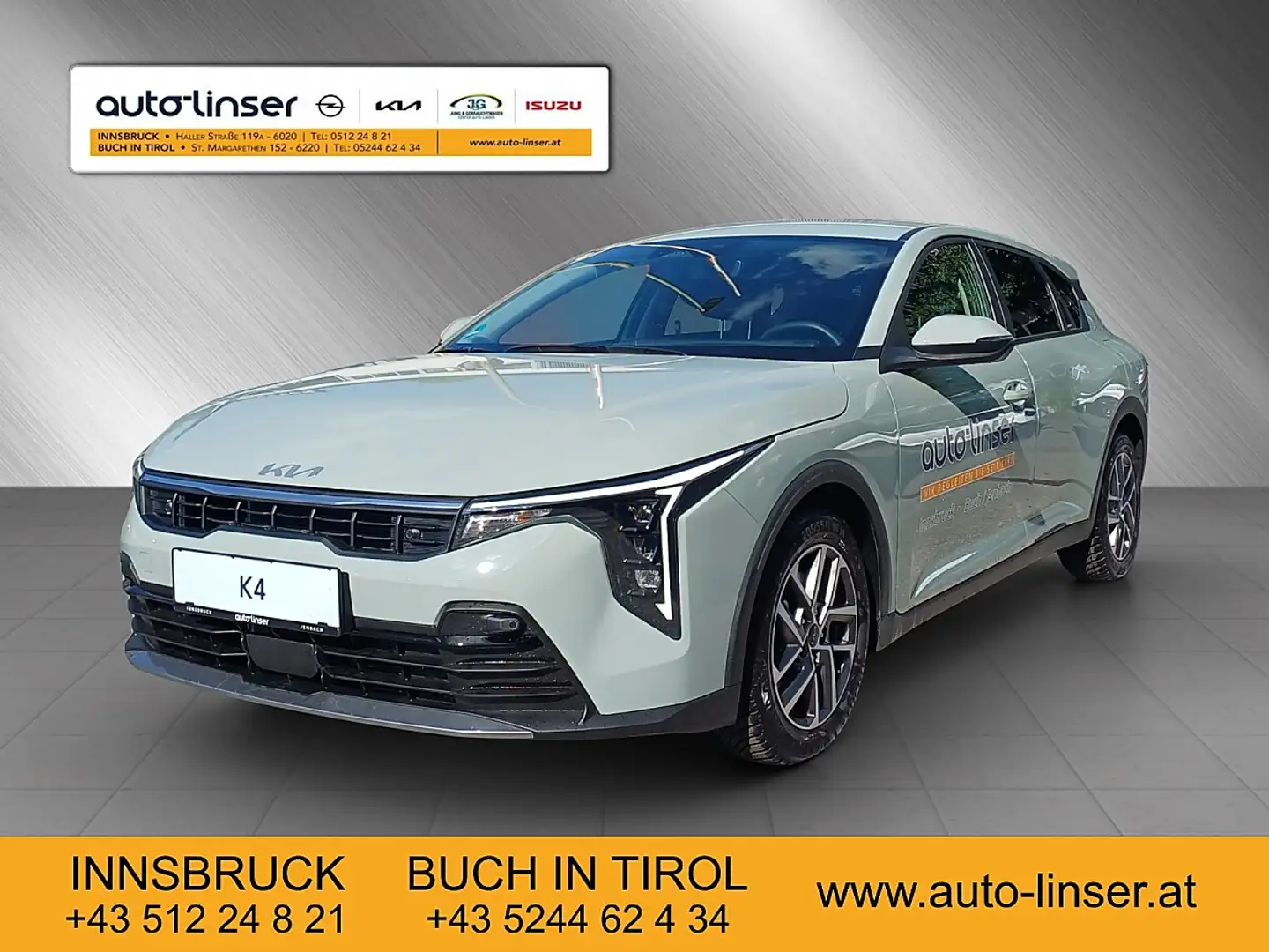 Kia K4 1,0 TGDI 48V Silber DCT Grün - 1