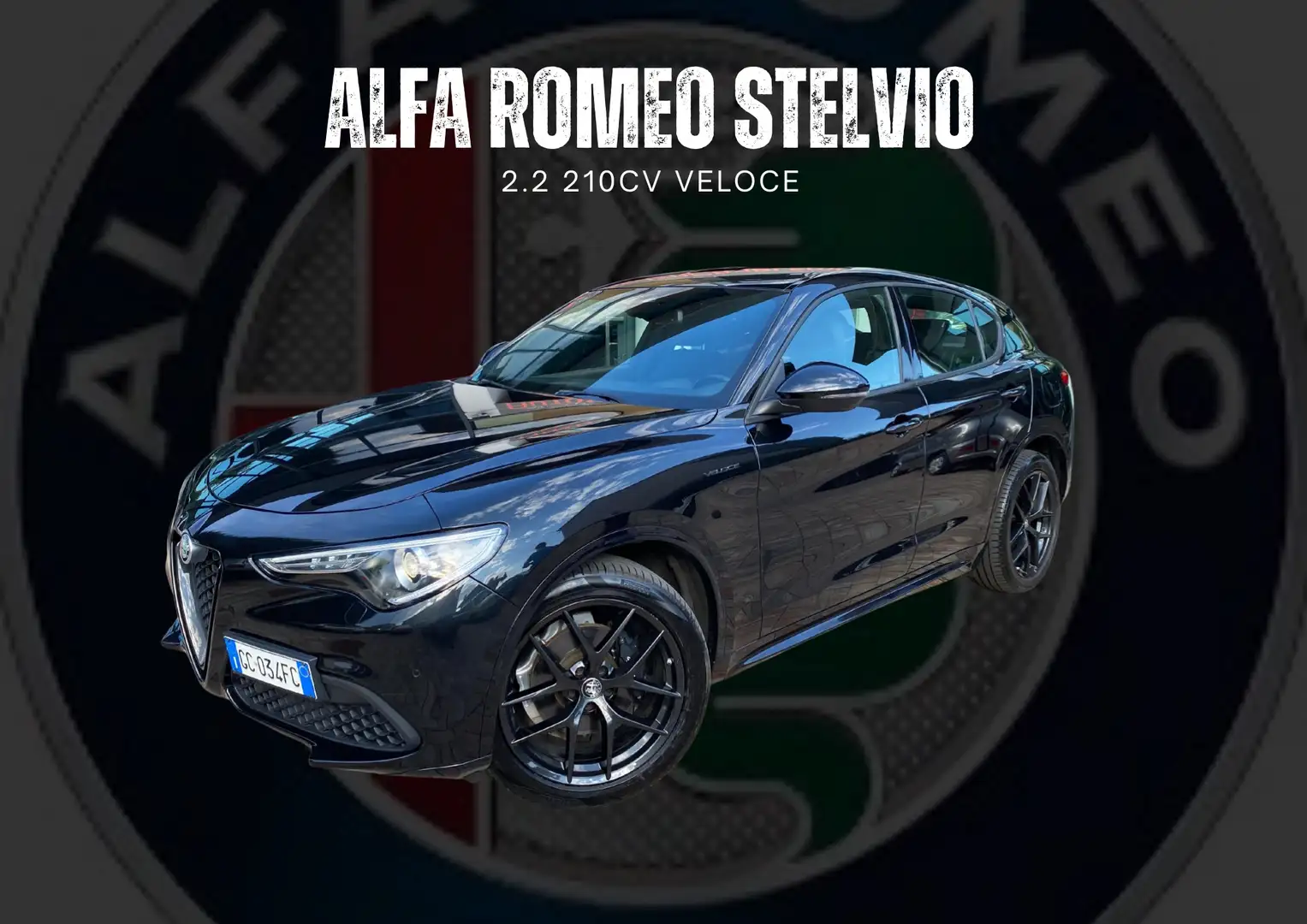 Alfa Romeo Stelvio Stelvio 2020 2.2 t Veloce Q4 210cv auto Negro - 1