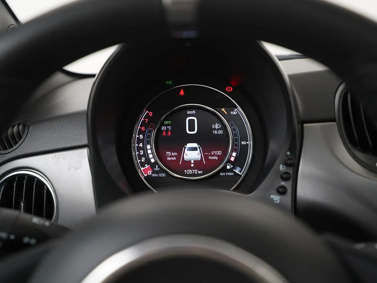 Fiat 500 1.0 Hybrid Sport 10.000km Elektr Schuifdak N, миниатюра 8