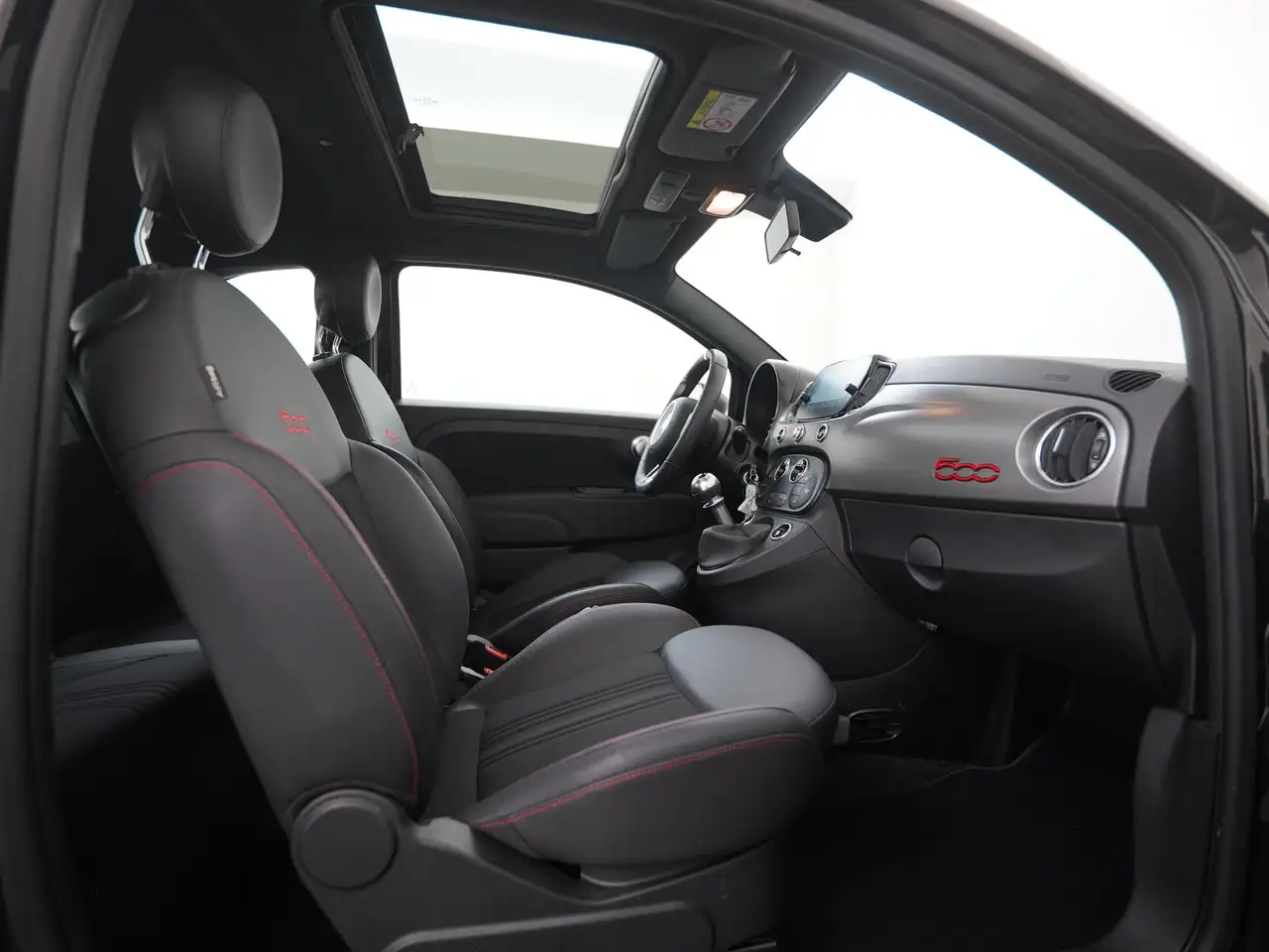 Fiat 500 1.0 Hybrid Sport 10.000km Elektr Schuifdak N, миниатюра 3