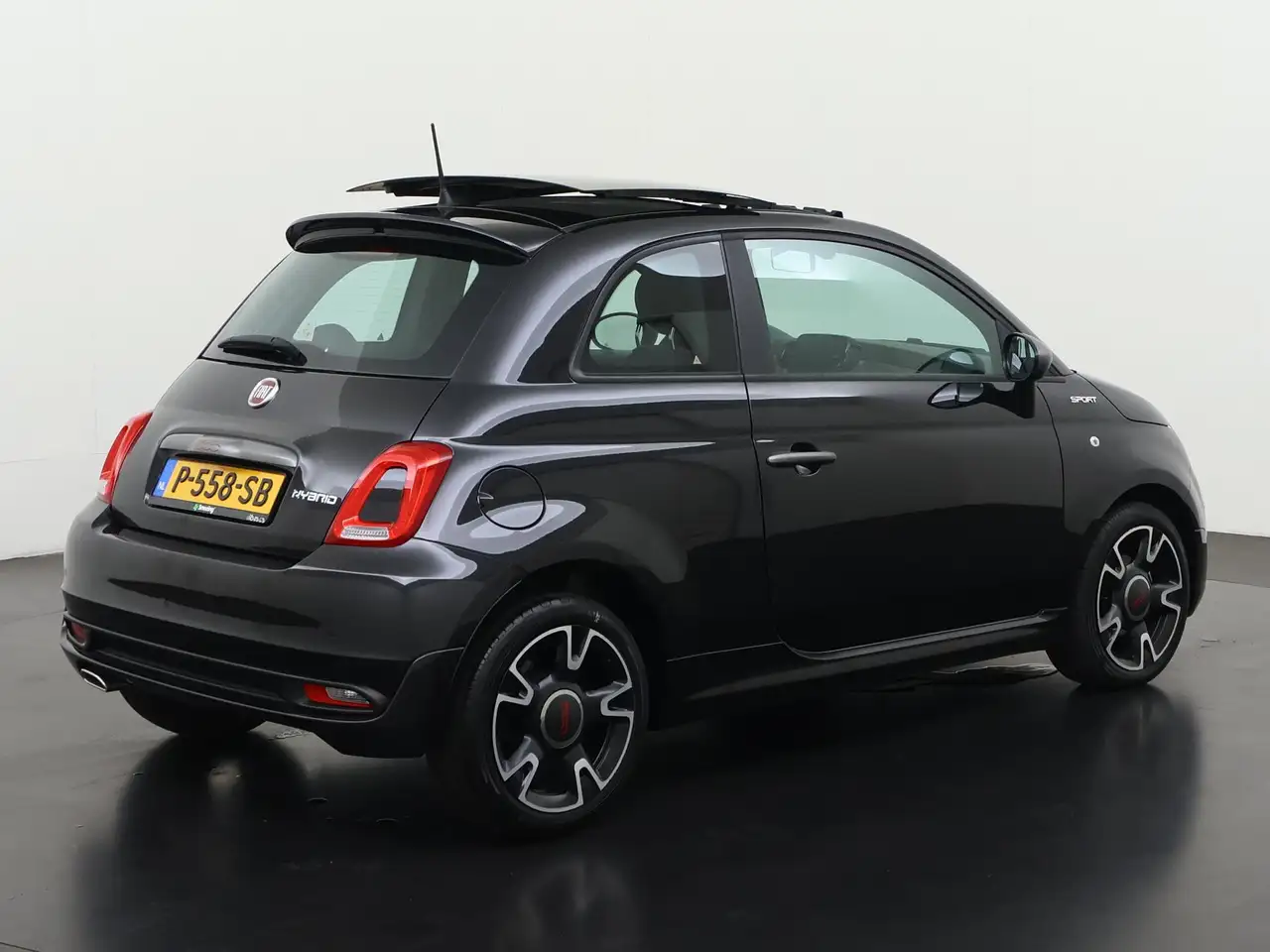 Fiat 500 1.0 Hybrid Sport 10.000km Elektr Schuifdak N, миниатюра 4