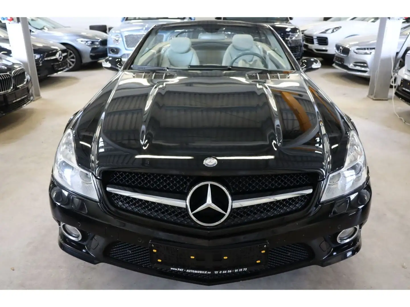 Mercedes-Benz SL 500 Roadster V8 GRA Leder Navi Xenon 20"LM Negro - 2