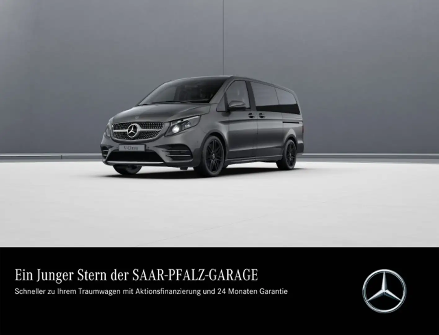 Mercedes-Benz V 300 V 300 d 4M L AMG*NAVI*SHZ*DISTR*AHK*TOTW*R-KAM* BC Сірий - 1