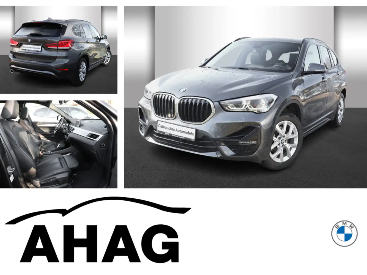 BMW X1 sDrive18i Sport Line Panorama Klimaaut. AHK Grau - 1