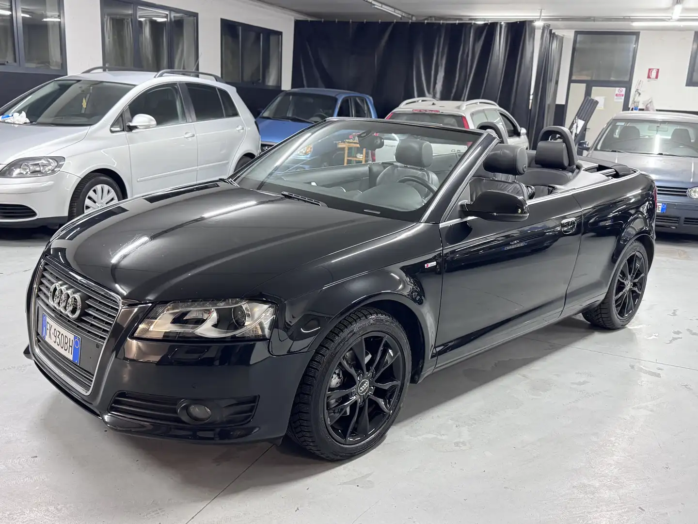 Audi A3 cabrio s line 2.0 Tdi 140cv - Full Optional Nero - 2