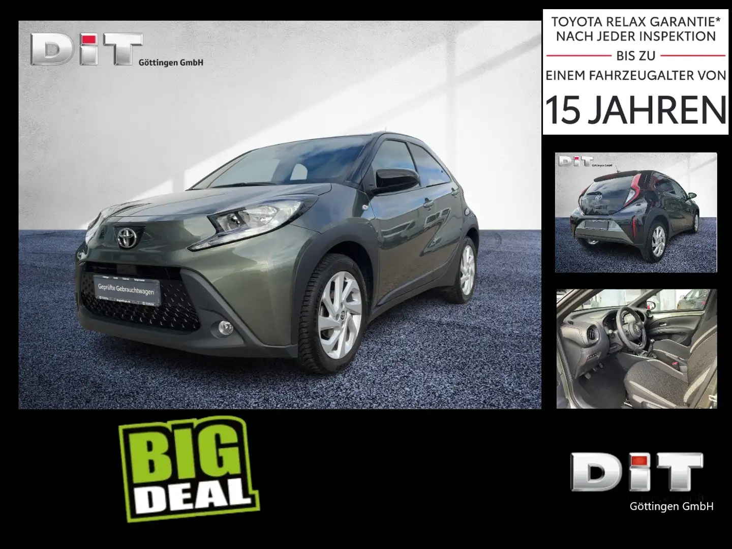 Toyota Aygo 1.0 Pulse ACC+Navi+SHZ+2xKlima+Kam.+KeyLess Negru - 2