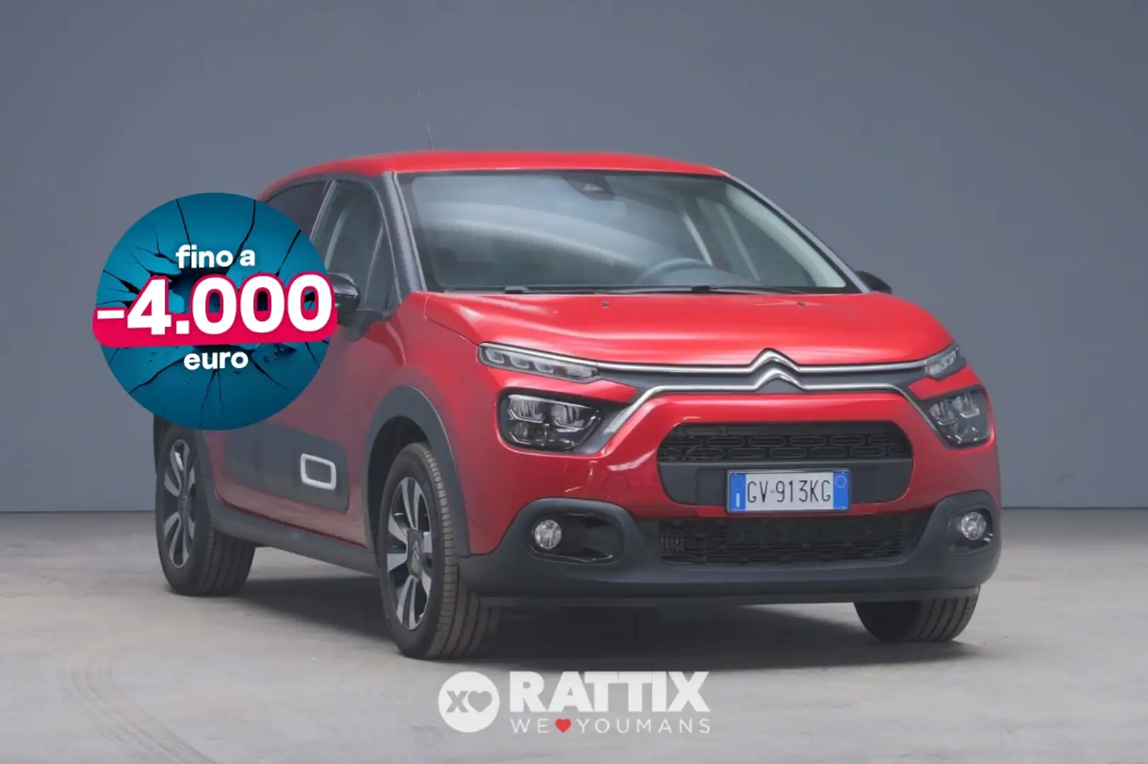 Citroen C3 1.2 Puretech 110CV Max Rosso - 1