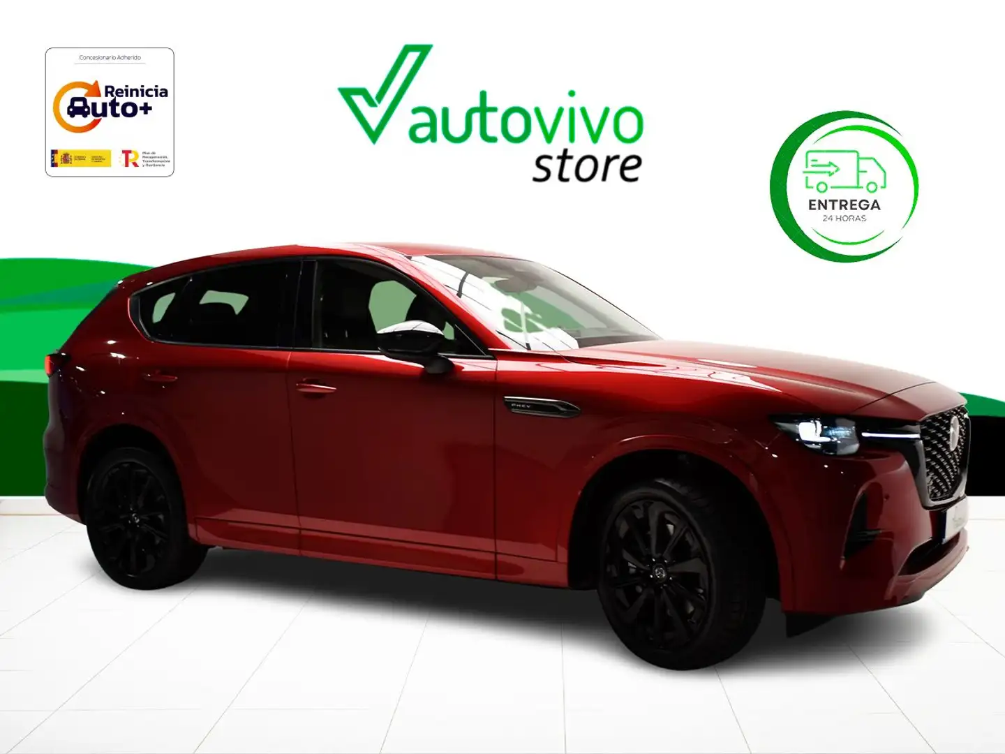 Mazda CX-60 HOMURA PHEV 2.5 E-SKYACTIV 327 CV AUTO AWD 5P Rojo - 1