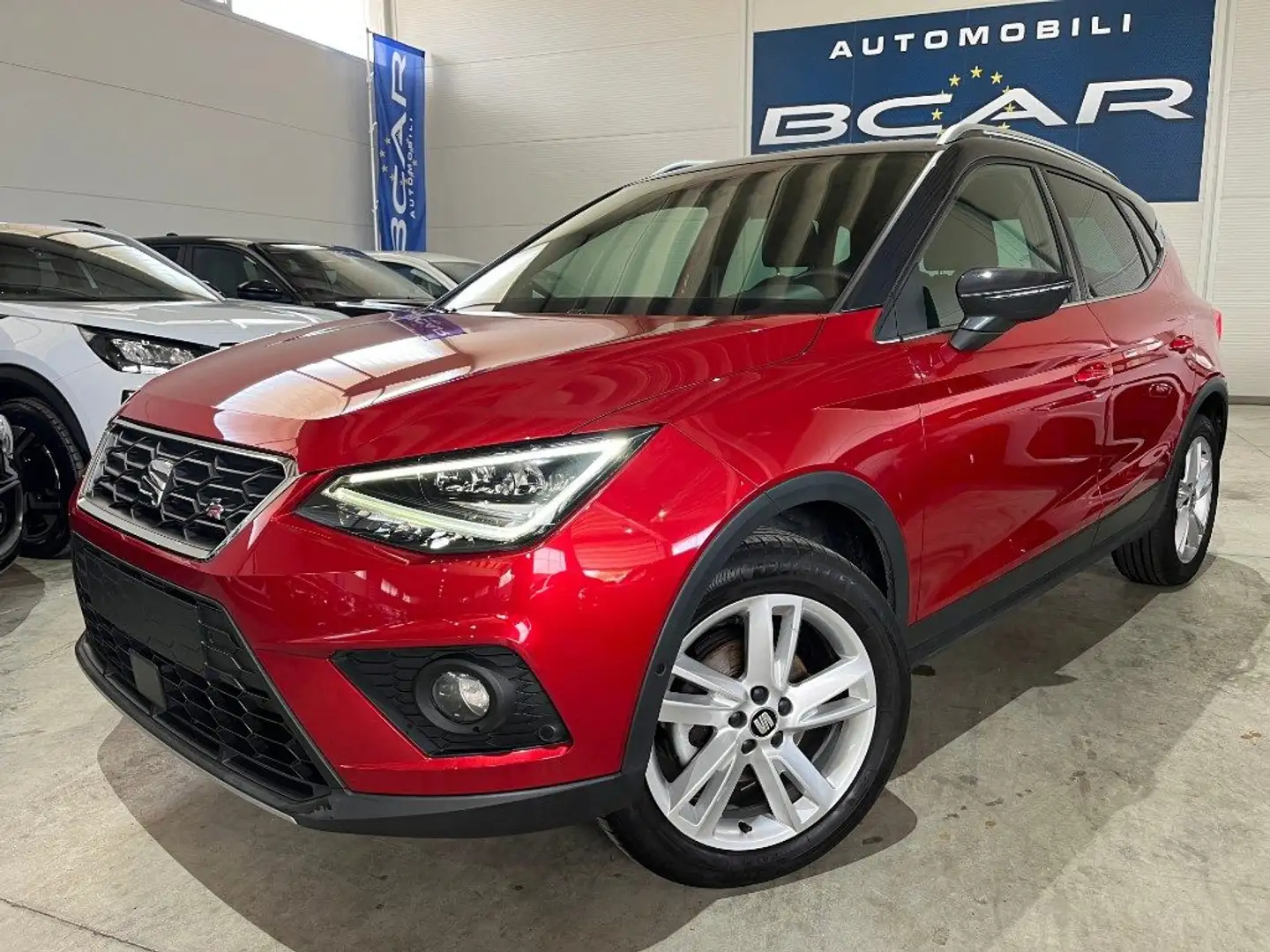 SEAT Arona 1.0 TGI FR FULL LED/NAVI/TELECAM/PARK/UNICO PROP. Rosso - 1