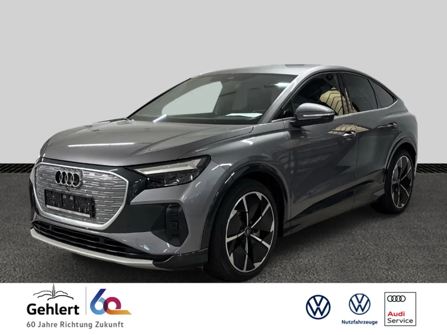 Audi Q4 e-tron Sportback 50 quattro HUD AHK-klappbar Navi Digital Grau - 1