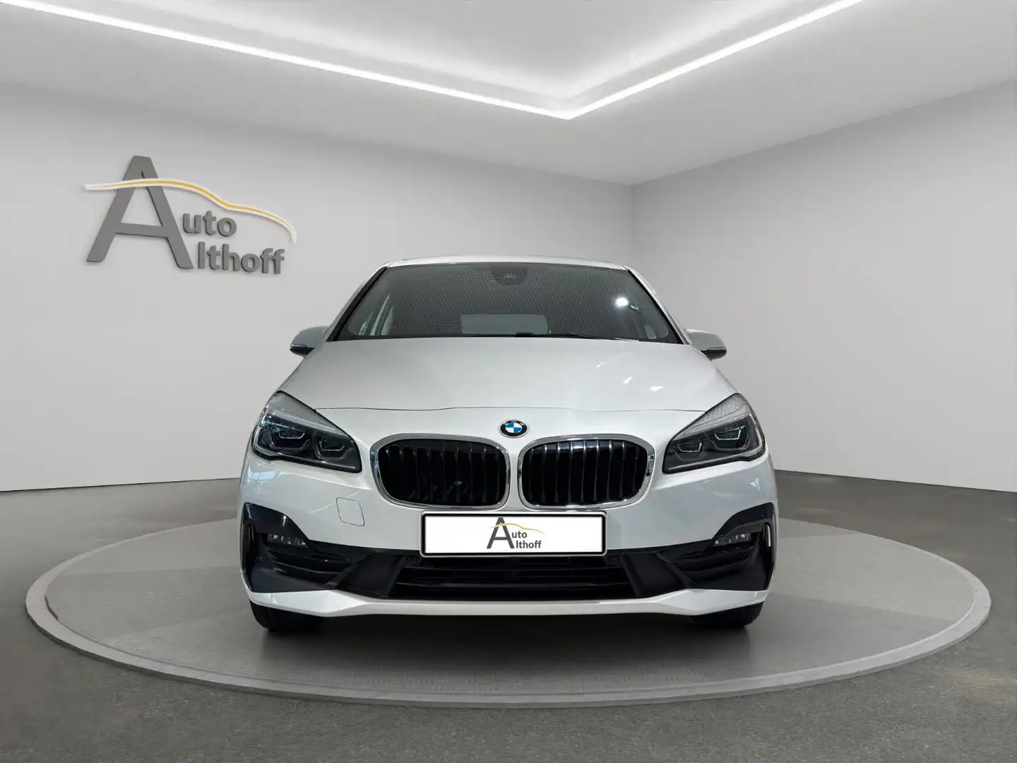 BMW 218 218d 2.HD AHK LED NAVI PARK TEMP BT KLIMA EHECK Blanc - 2