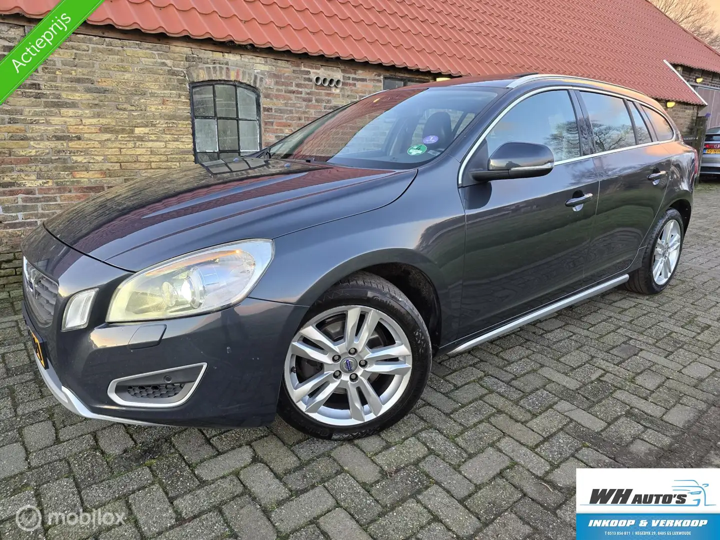 Volvo V60 1.6 T4 Summum 180pk | Xenon | open dak| Trekhaak Grijs - 1