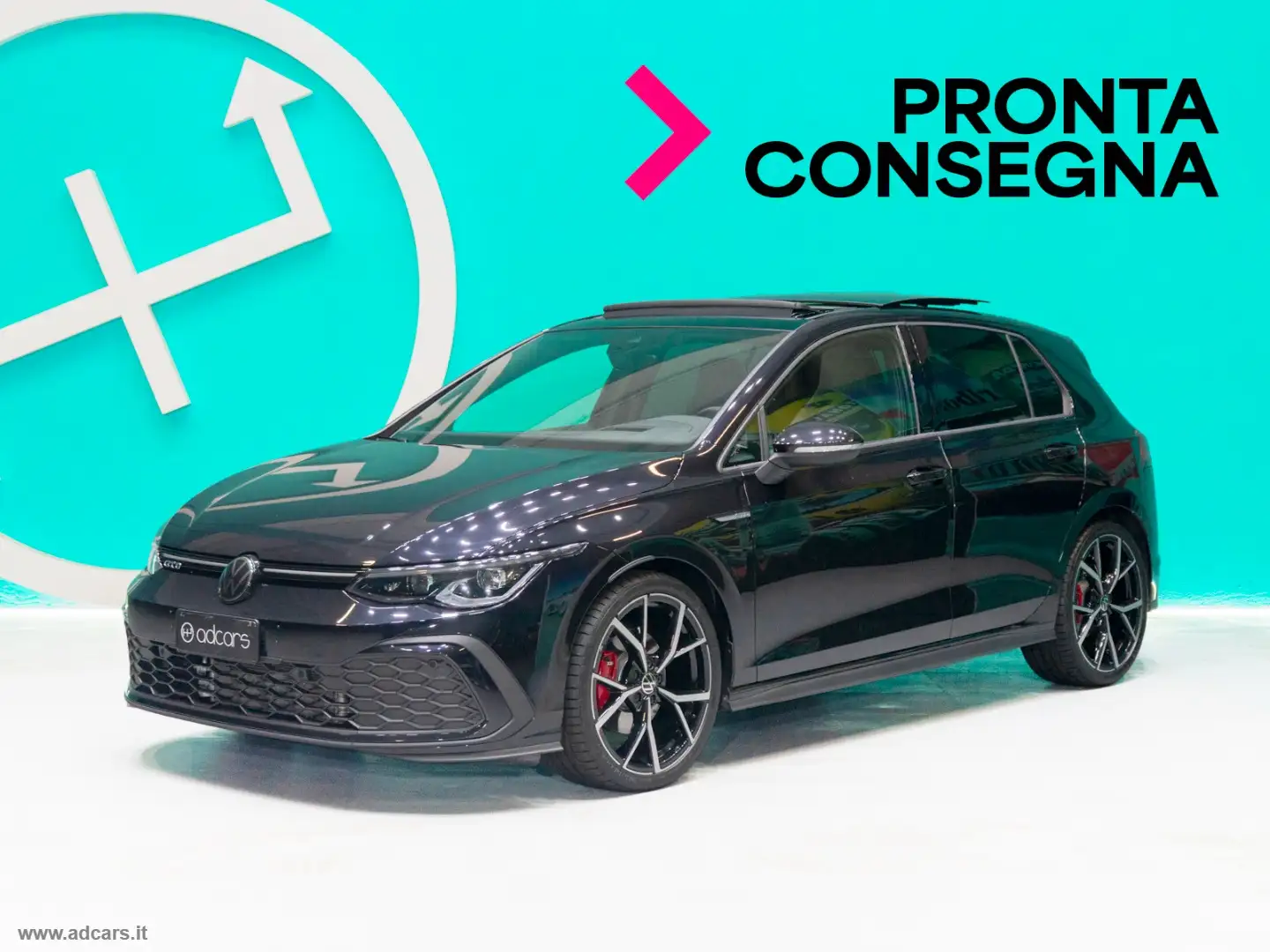 Volkswagen Golf 2.0 TDI GTD DSG TETTO+CERCHI 19+IQ LIGHT Nero - 1