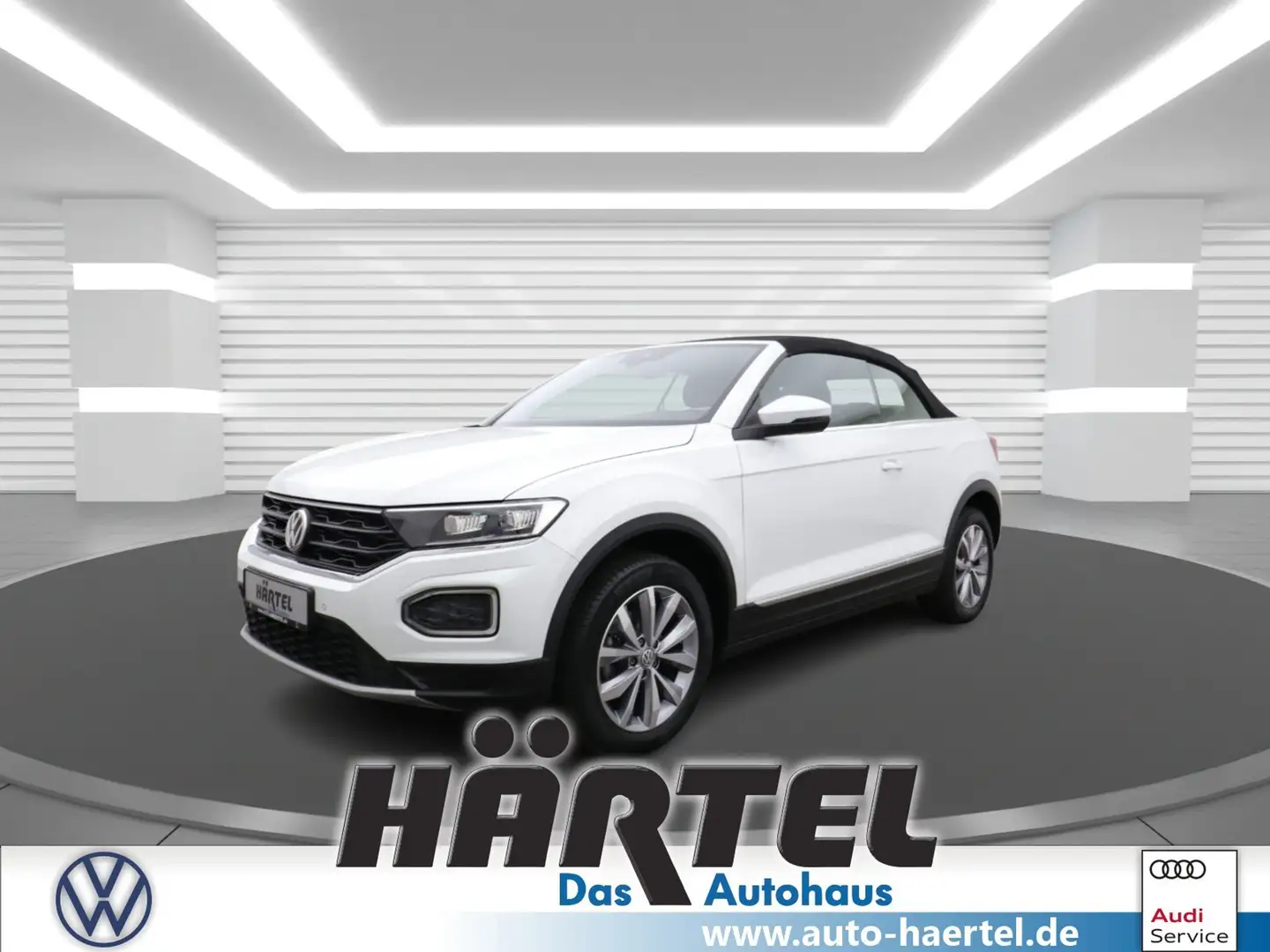 Volkswagen T-Roc CABRIOLET STYLE 1.0 TSI (+NAVI) Bluetooth Weiß - 1