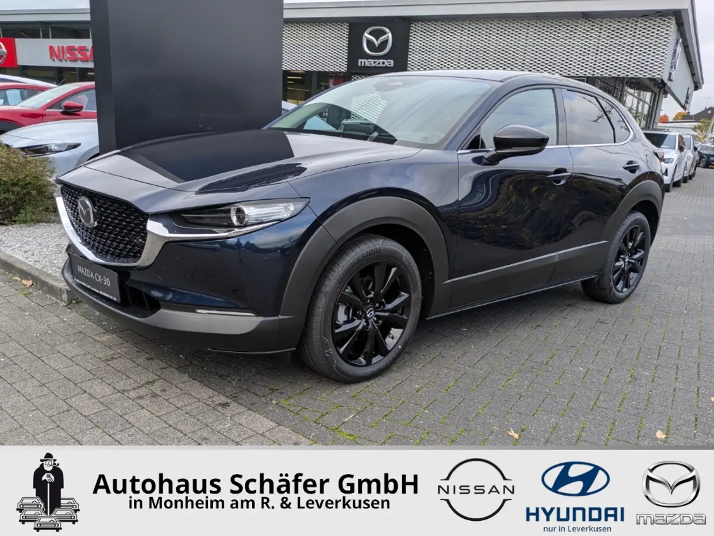 Mazda CX-30 (2025) HOMURA e-Skyactiv-X 186PS 6AT HUD Navi LED Blauw - 1
