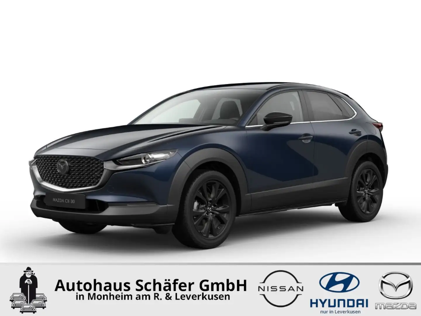 Mazda CX-30 (2025) HOMURA e-Skyactiv-X 186PS 6AT HUD Navi LED Blu/Azzurro - 1
