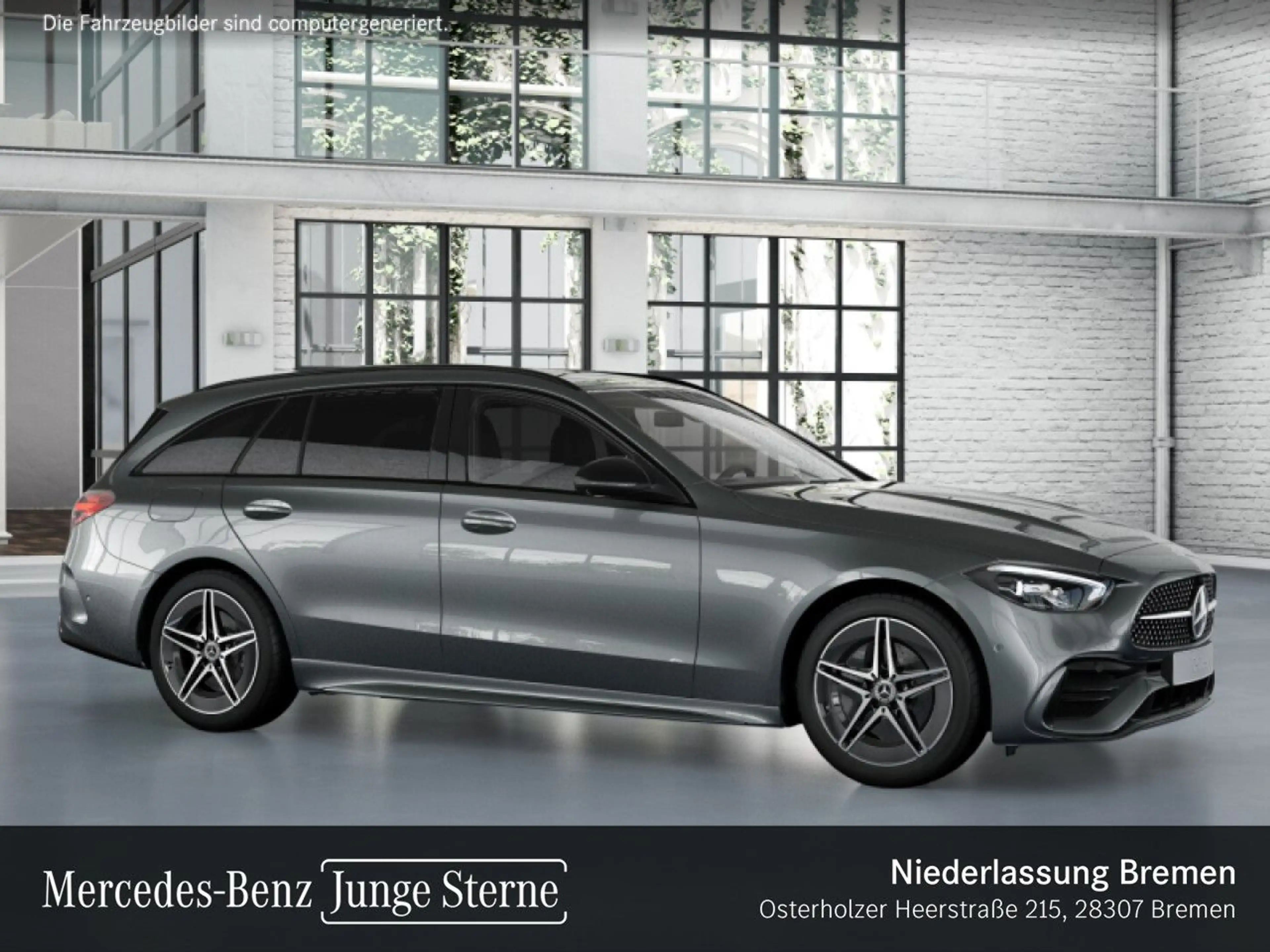 Mercedes-Benz C 200 d T AMG+NIGHT+360+LED+TOTW+KEYLESS+9G — photo 15