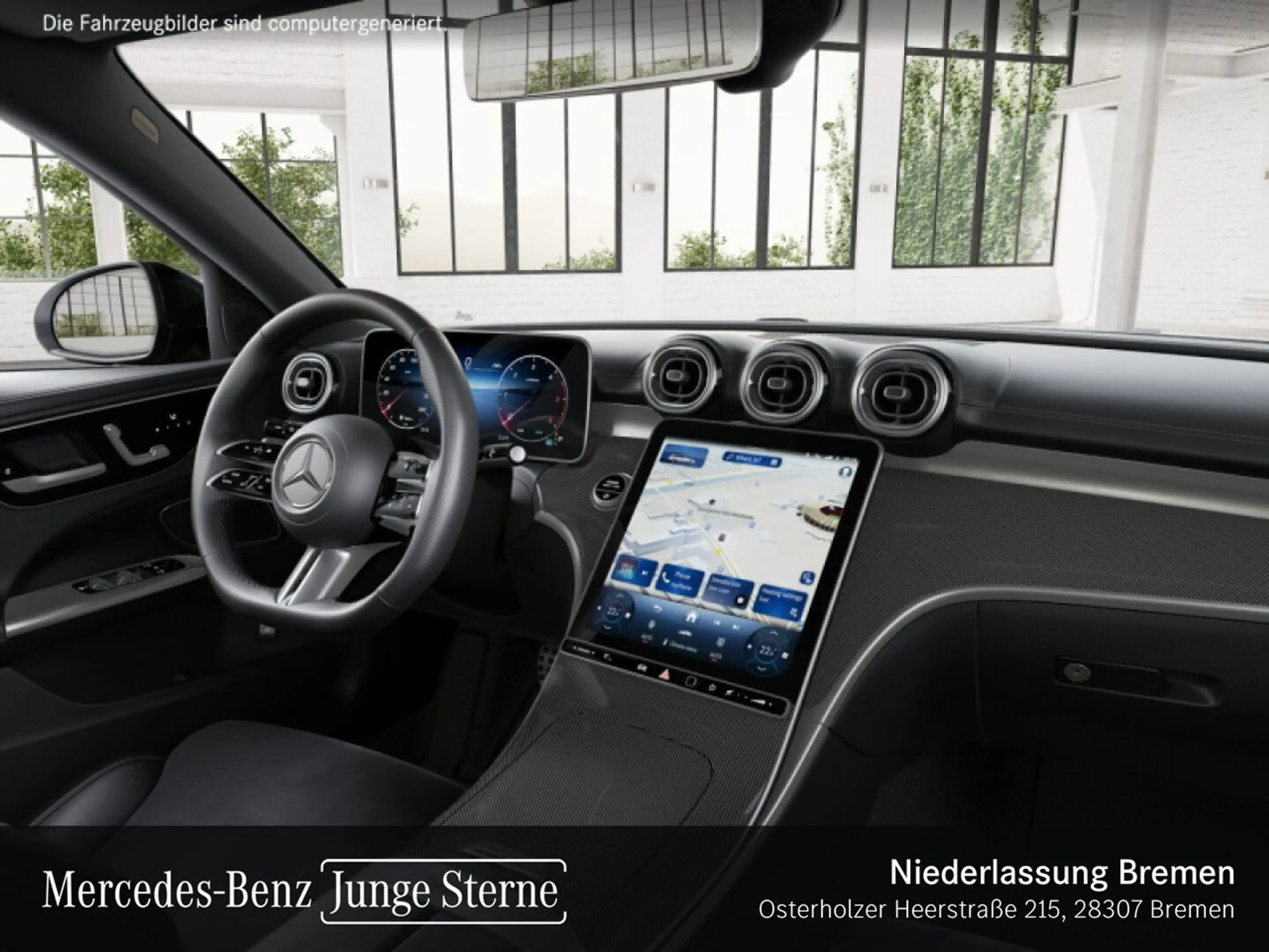 Mercedes-Benz C 200 d T AMG+NIGHT+360+LED+TOTW+KEYLESS+9G — photo 10