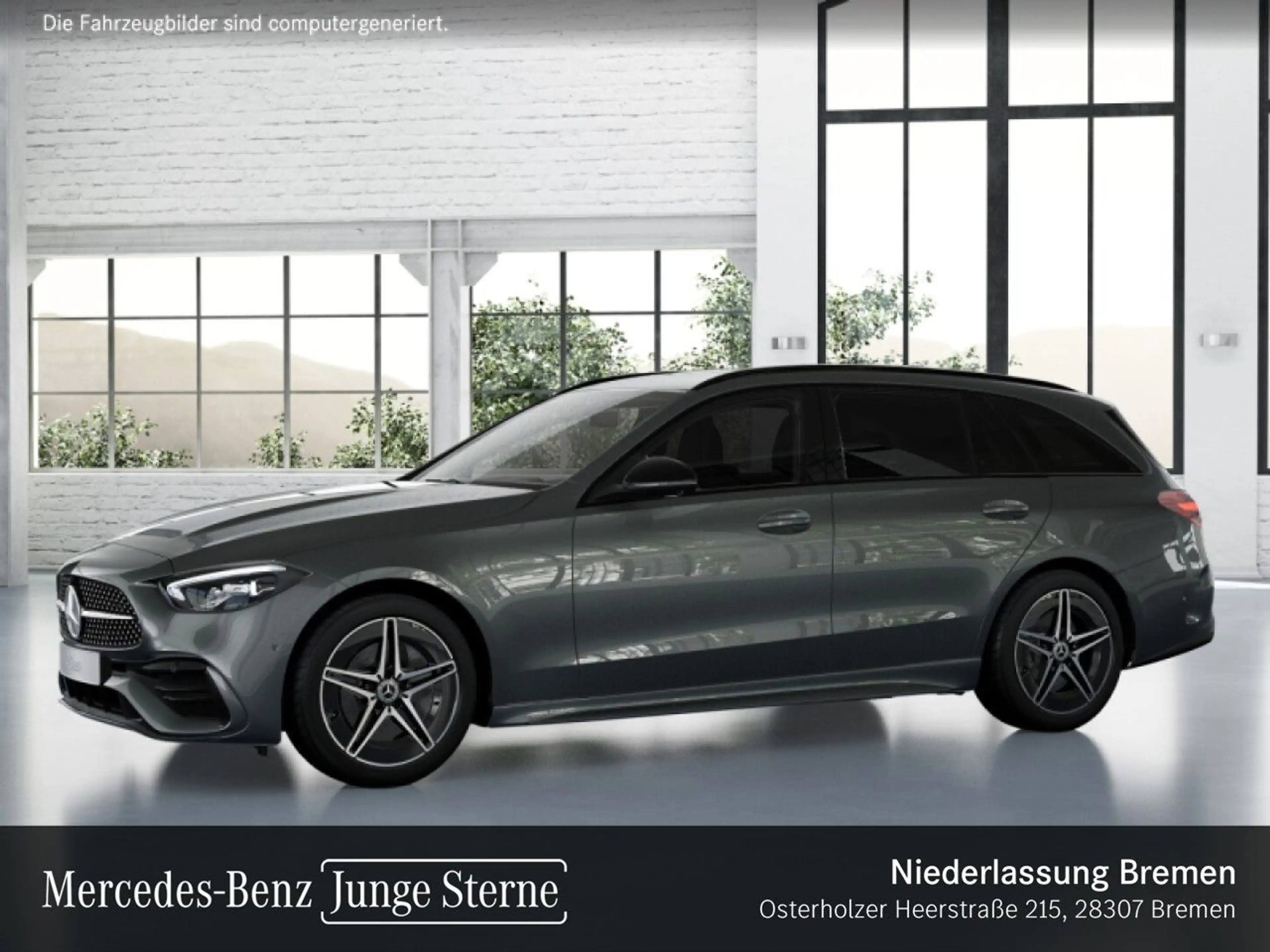 Mercedes-Benz C 200 d T AMG+NIGHT+360+LED+TOTW+KEYLESS+9G — photo 3
