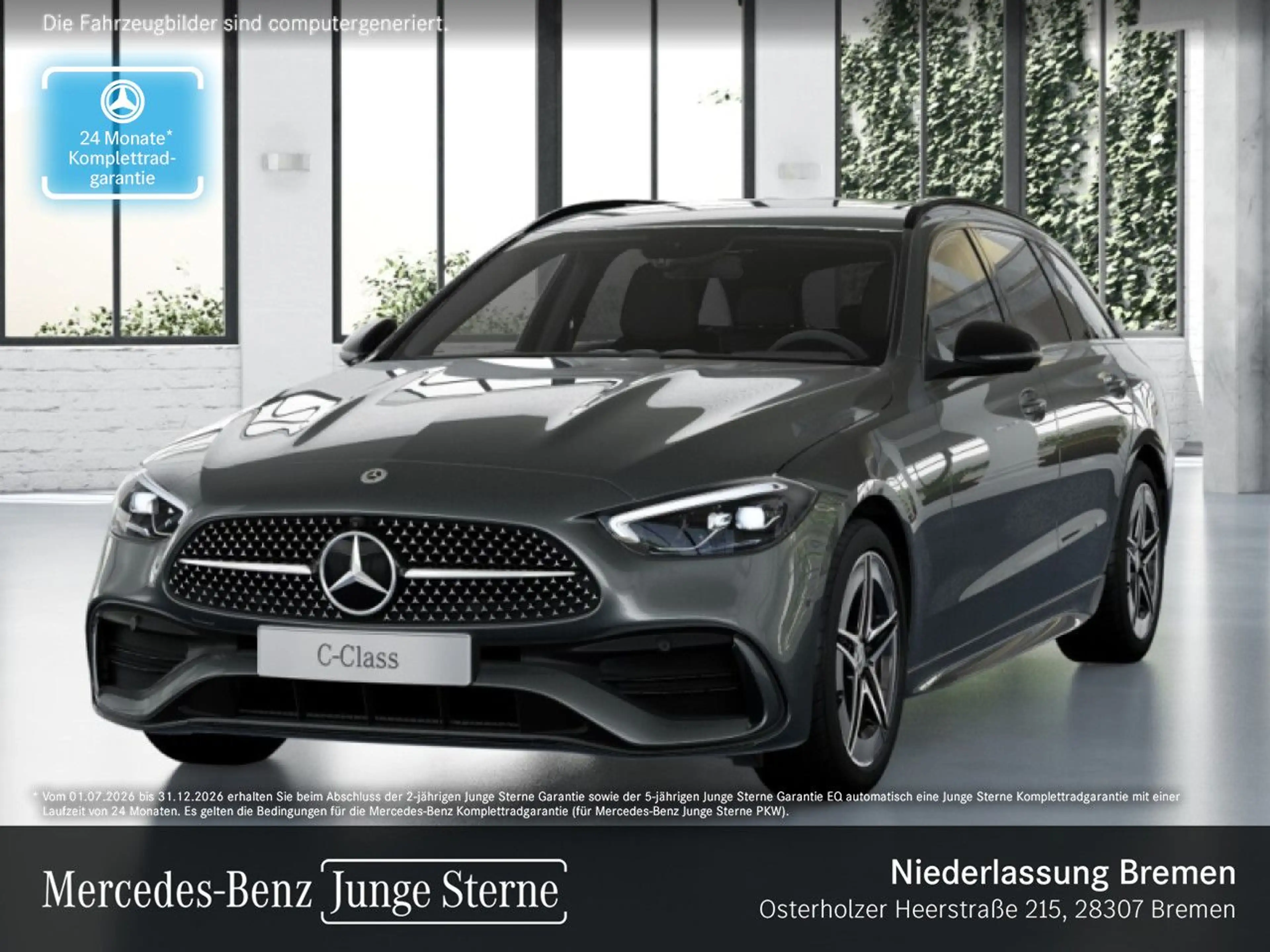 Mercedes-Benz C 200 d T AMG+NIGHT+360+LED+TOTW+KEYLESS+9G