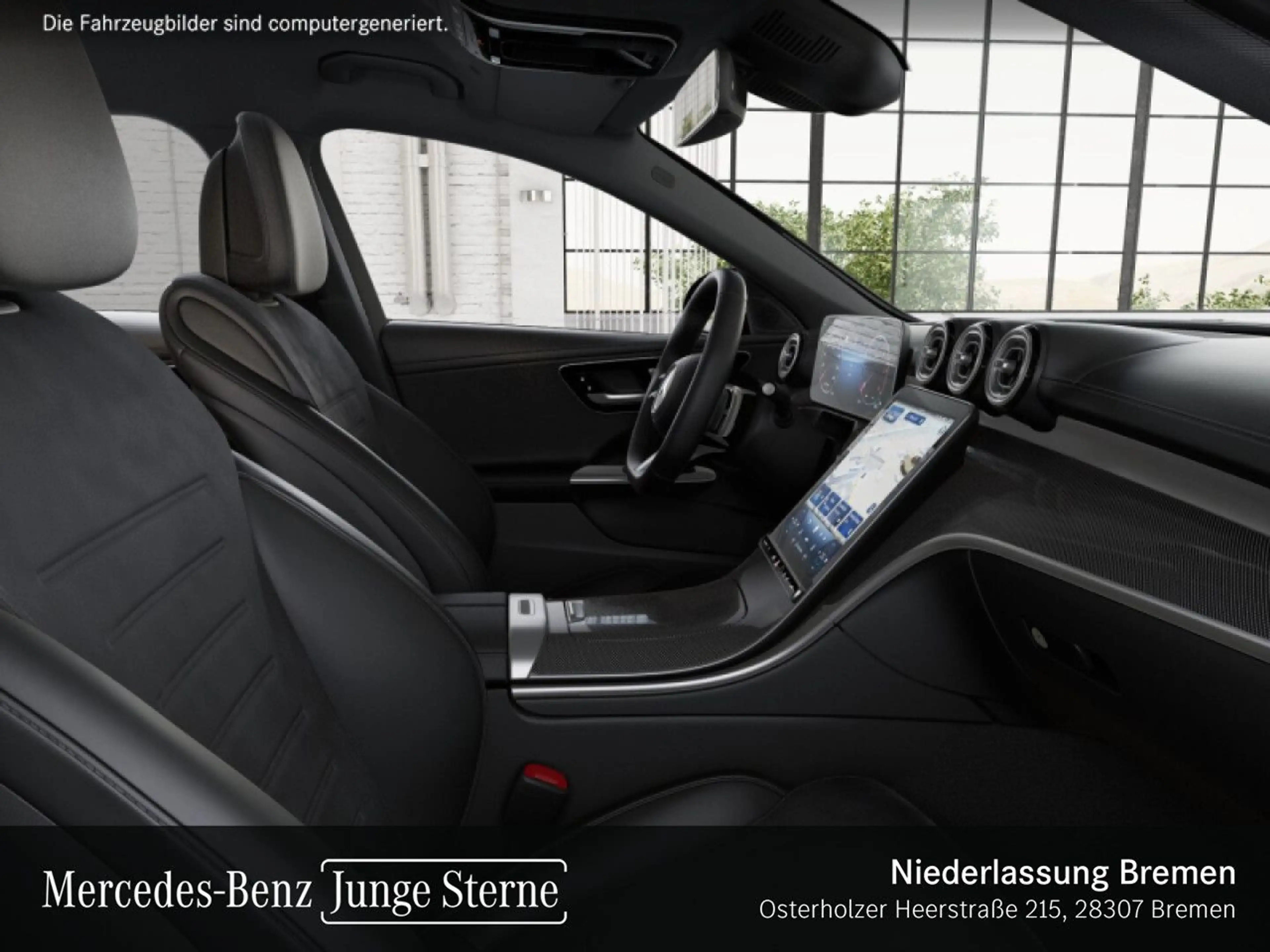 Mercedes-Benz C 200 d T AMG+NIGHT+360+LED+TOTW+KEYLESS+9G — photo 11
