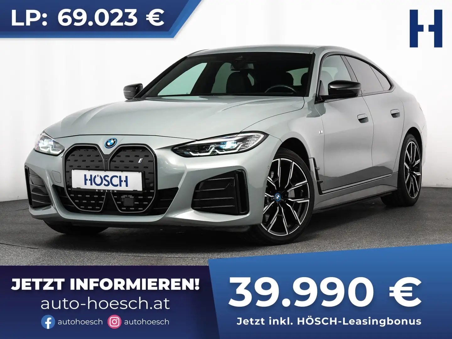 BMW i4 eDrive35 Gran Coupe M Sport EXTRAS +++ Grau - 1
