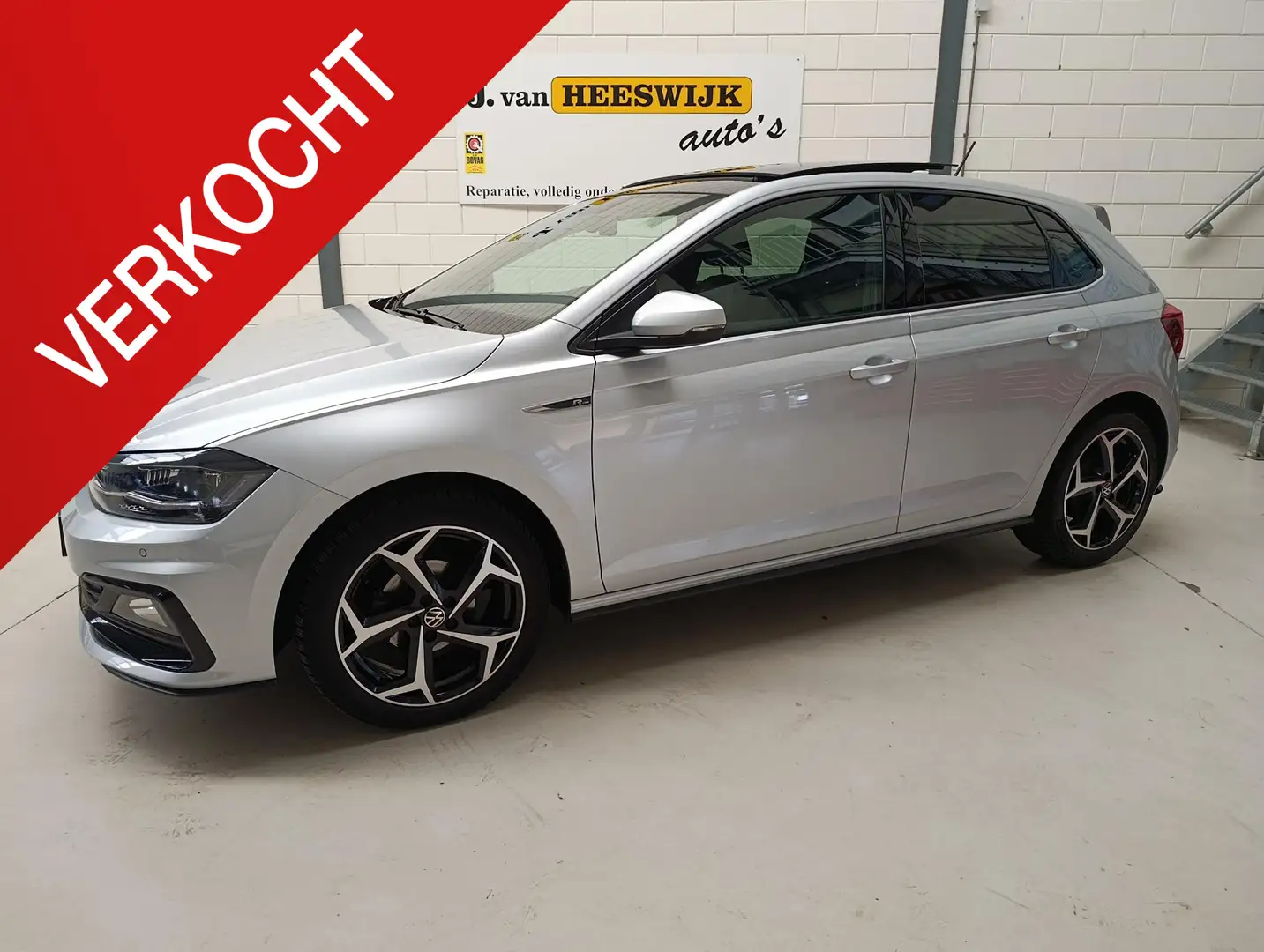 Volkswagen Polo 1.0 TSI Highline Business R Panoramadak | Lmv | Vi Grijs - 1