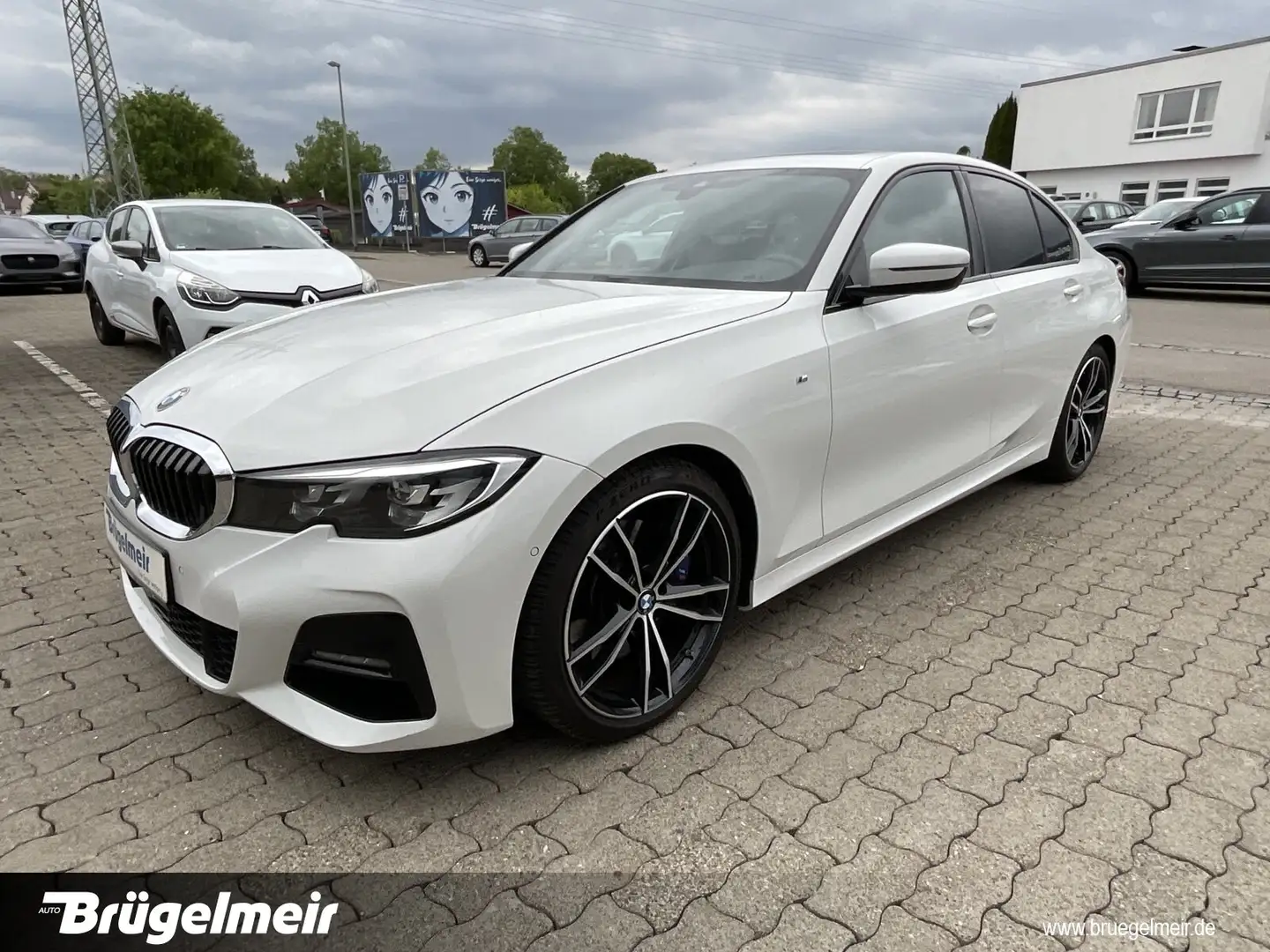 BMW 330 330d Auto. M-Sport+ACC+NAVI+AHK+GSD+KAM+LED+19" Weiß - 2