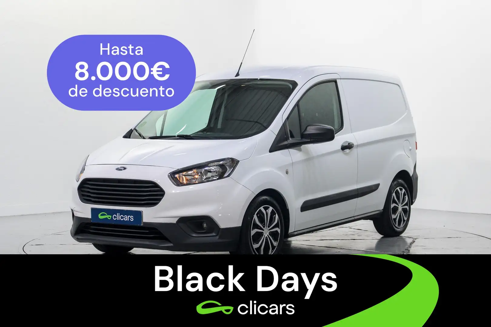 Ford Transit Courier Van 1.5TDCi Trend 75 Blanc - 1
