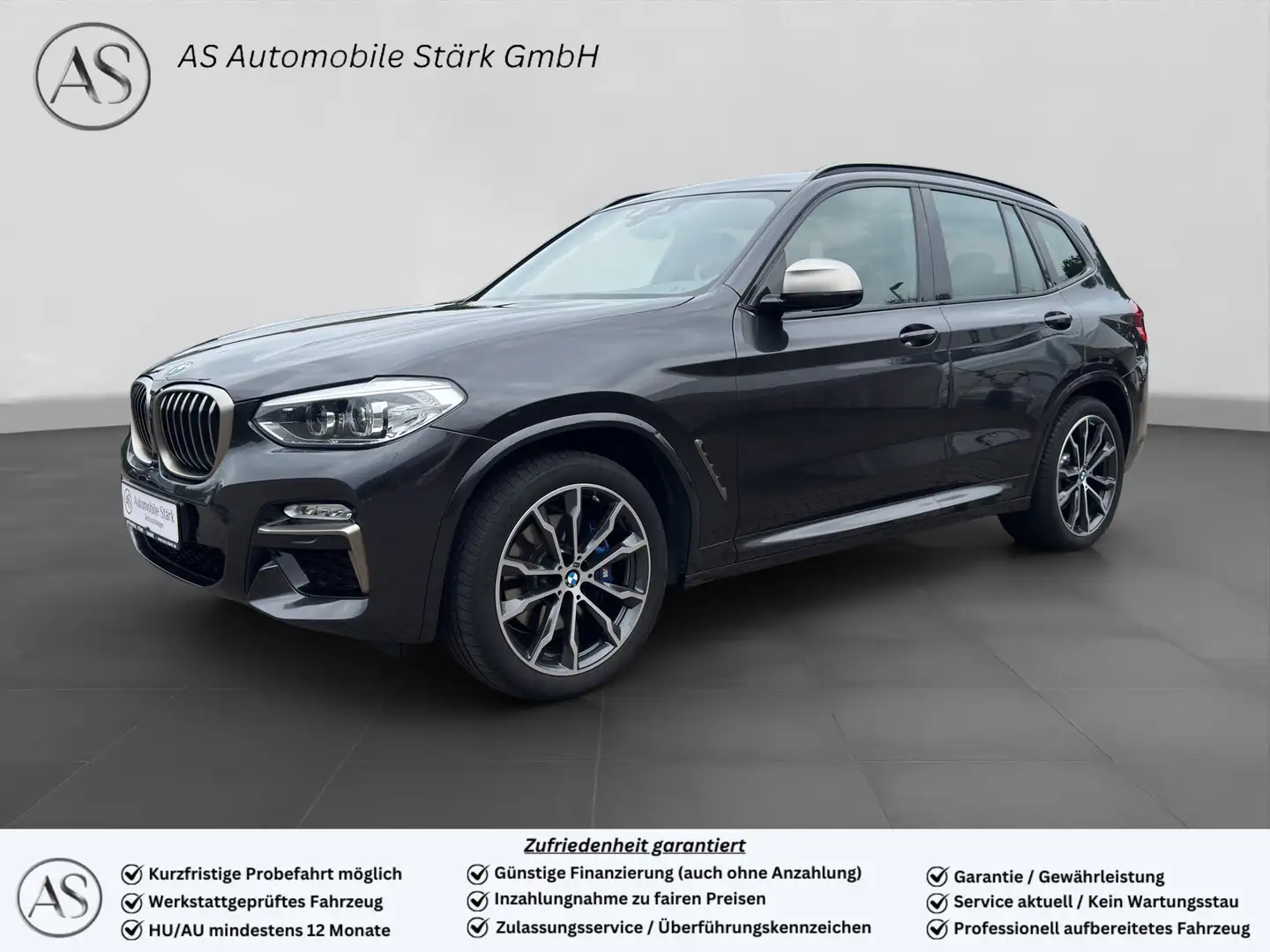 BMW X3 M40 d Sportautomatik+LED+Memory+DAB+AHK Grau - 1