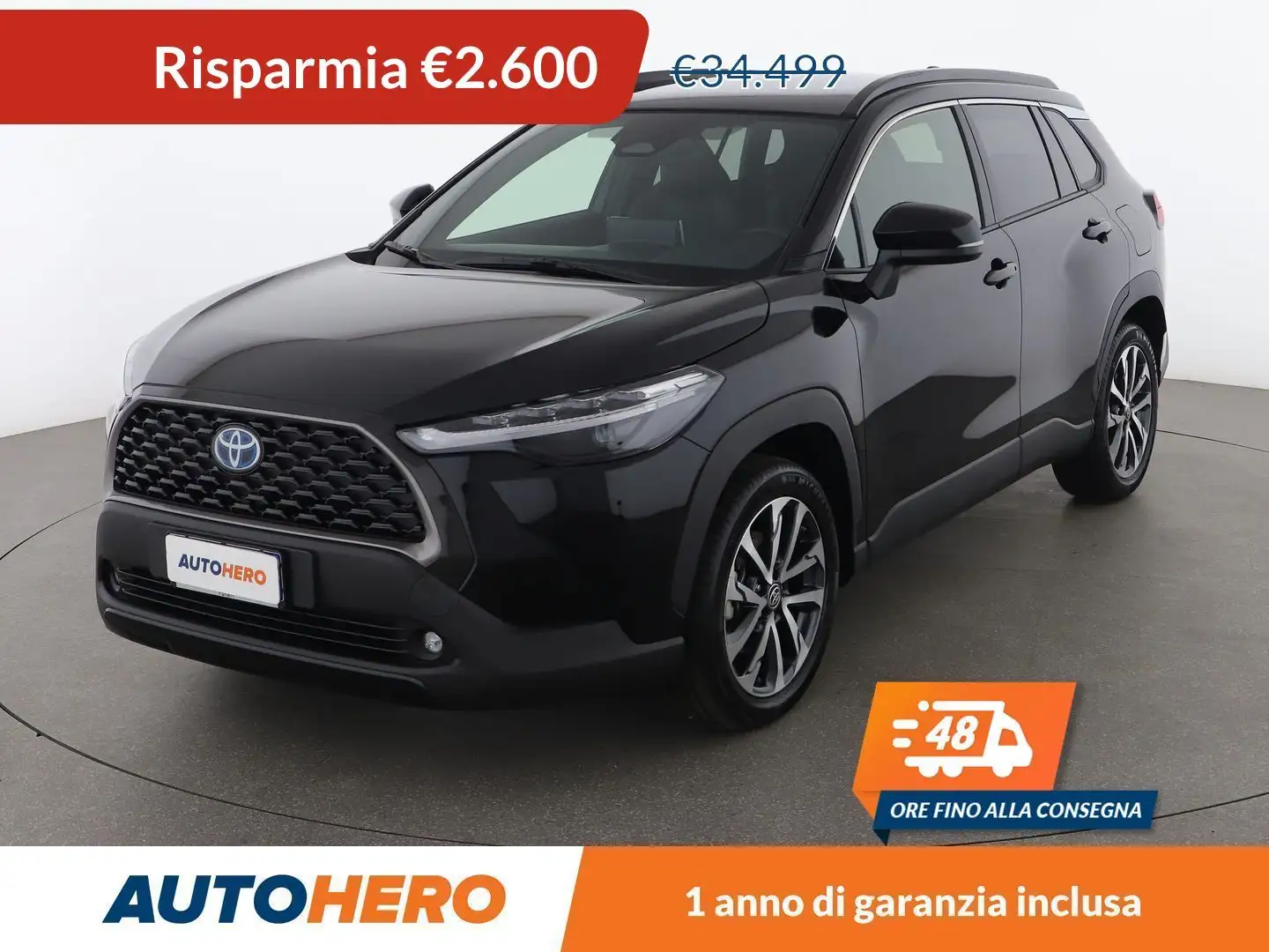 Toyota Corolla Cross 2.0 Hybrid Lounge 197 CV AWD-i Negro - 1