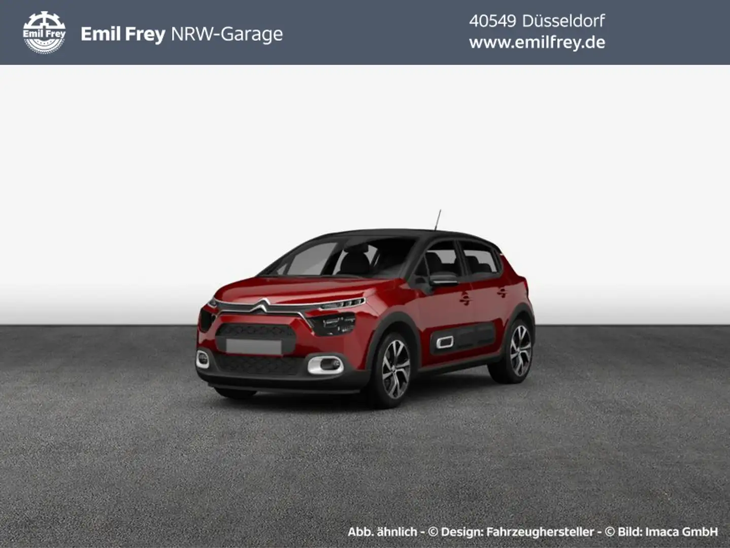 Citroen C3 Pure Tech 110 S&S EAT6 SHINE PACK SHZ NAVI Rojo - 1