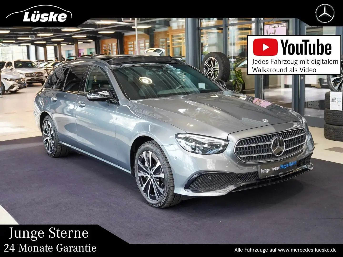 Mercedes-Benz E 300 E 300 de T 4M AVANTGARDE Night Fahrassistenz AHK Grau - 1