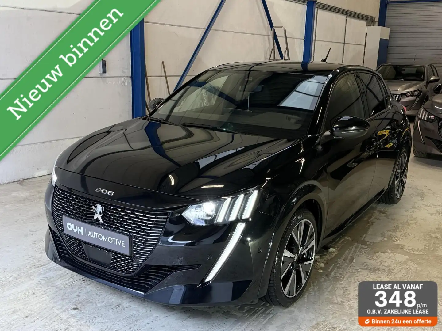 Peugeot 208 1.2 GT | leer | virtual | massage | cam | full o Noir - 1