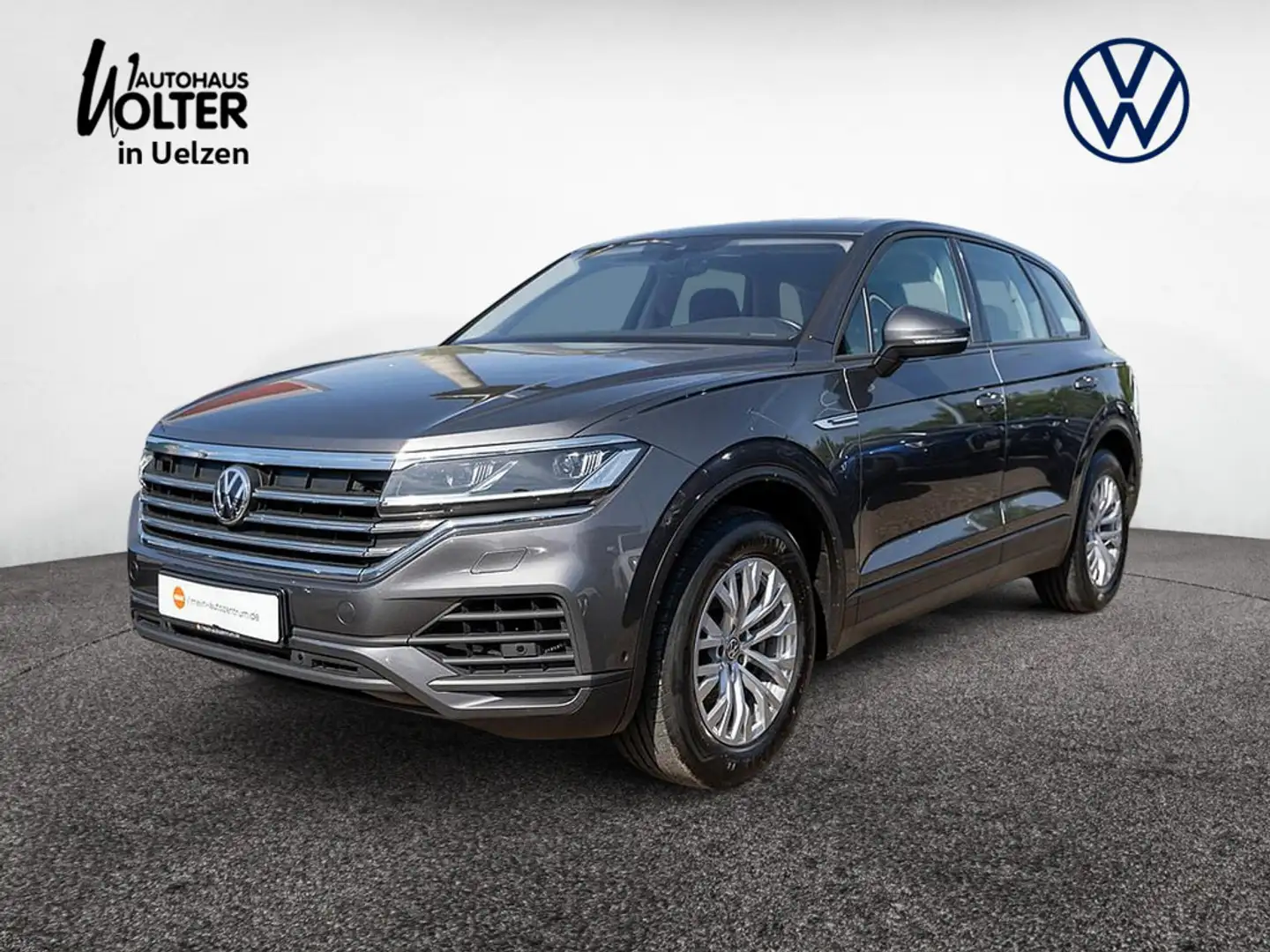 Volkswagen Touareg 3.0 TDI 4M LED AHK LEDER ACC KAM Grau - 1