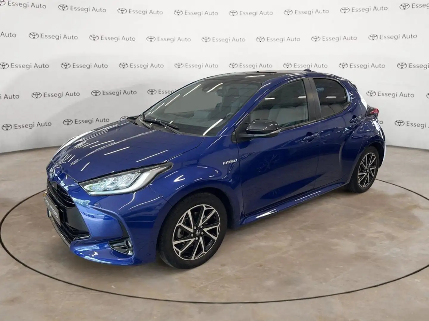 Toyota Yaris 1.5 Hybrid 5 porte Lounge Синій - 1