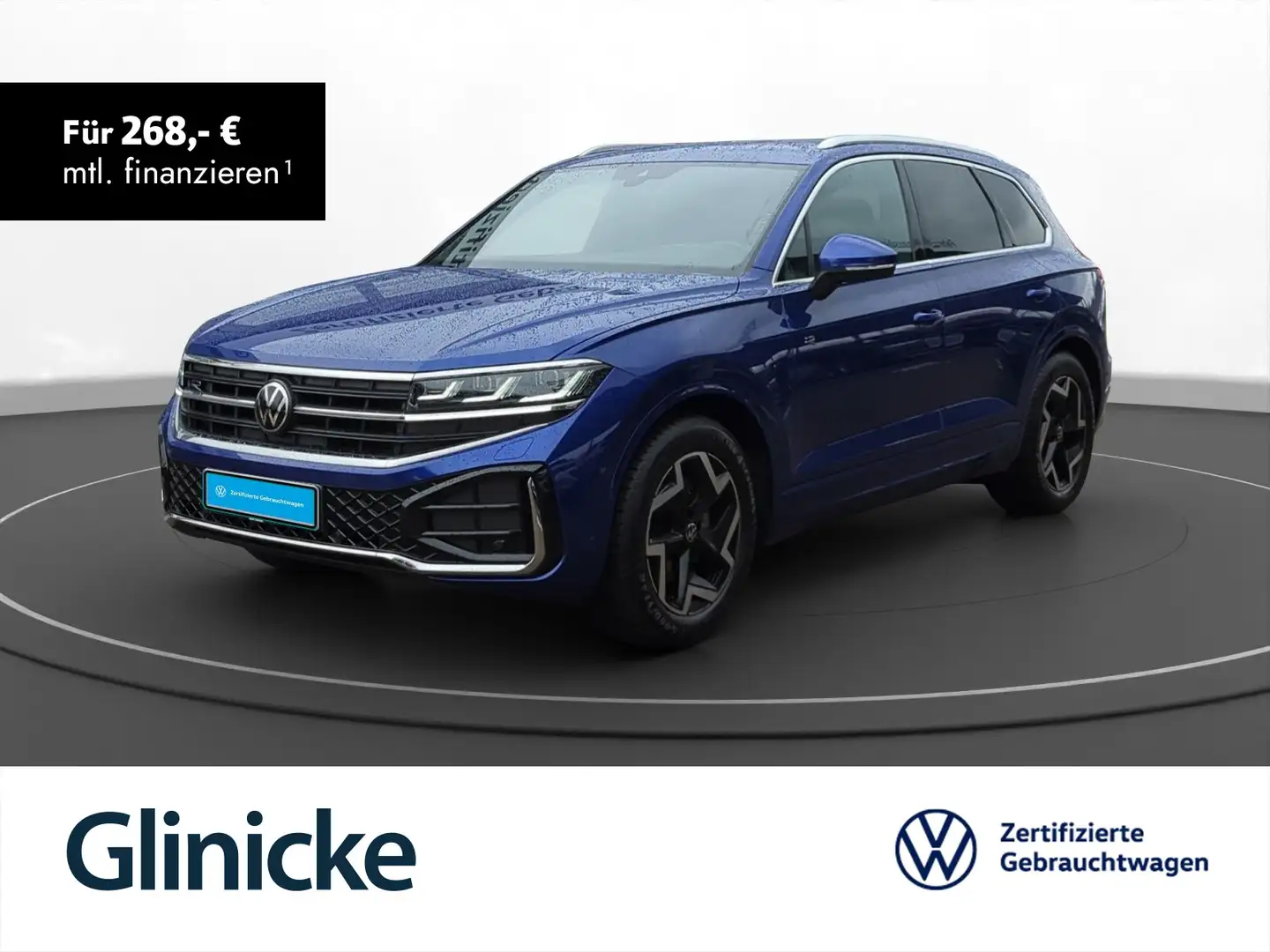 Volkswagen Touareg 3.0 TDI R-line AHK Luft Head-up! Blau - 1