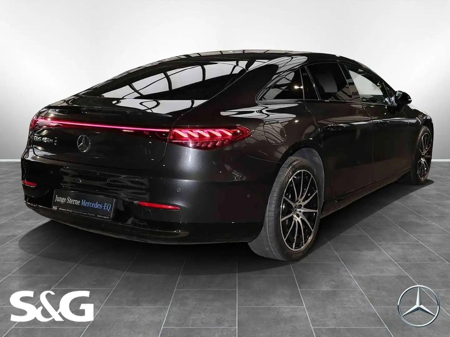 Mercedes-Benz EQS + PANO+HIFI+HEADUP+MEMORY+360°+DISTR+21" Gris - 2