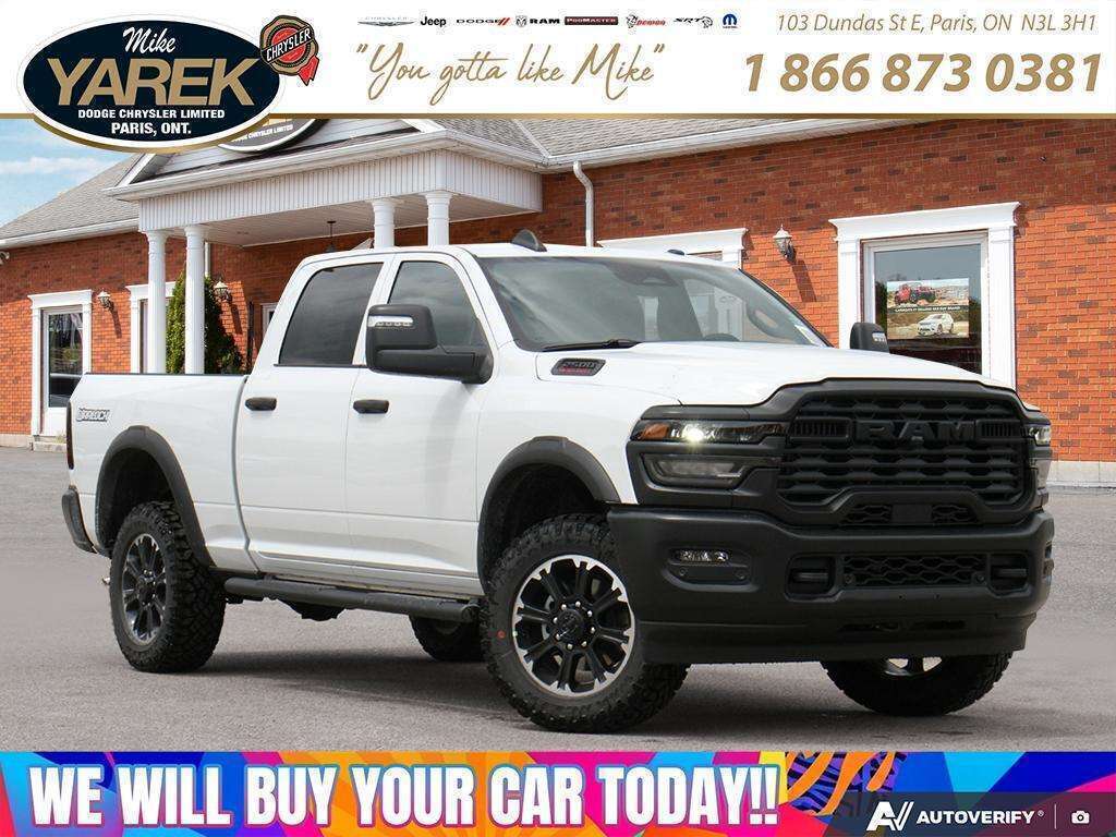 White 2026 RAM 2500 Pickup Truck  8-Speed Automatic