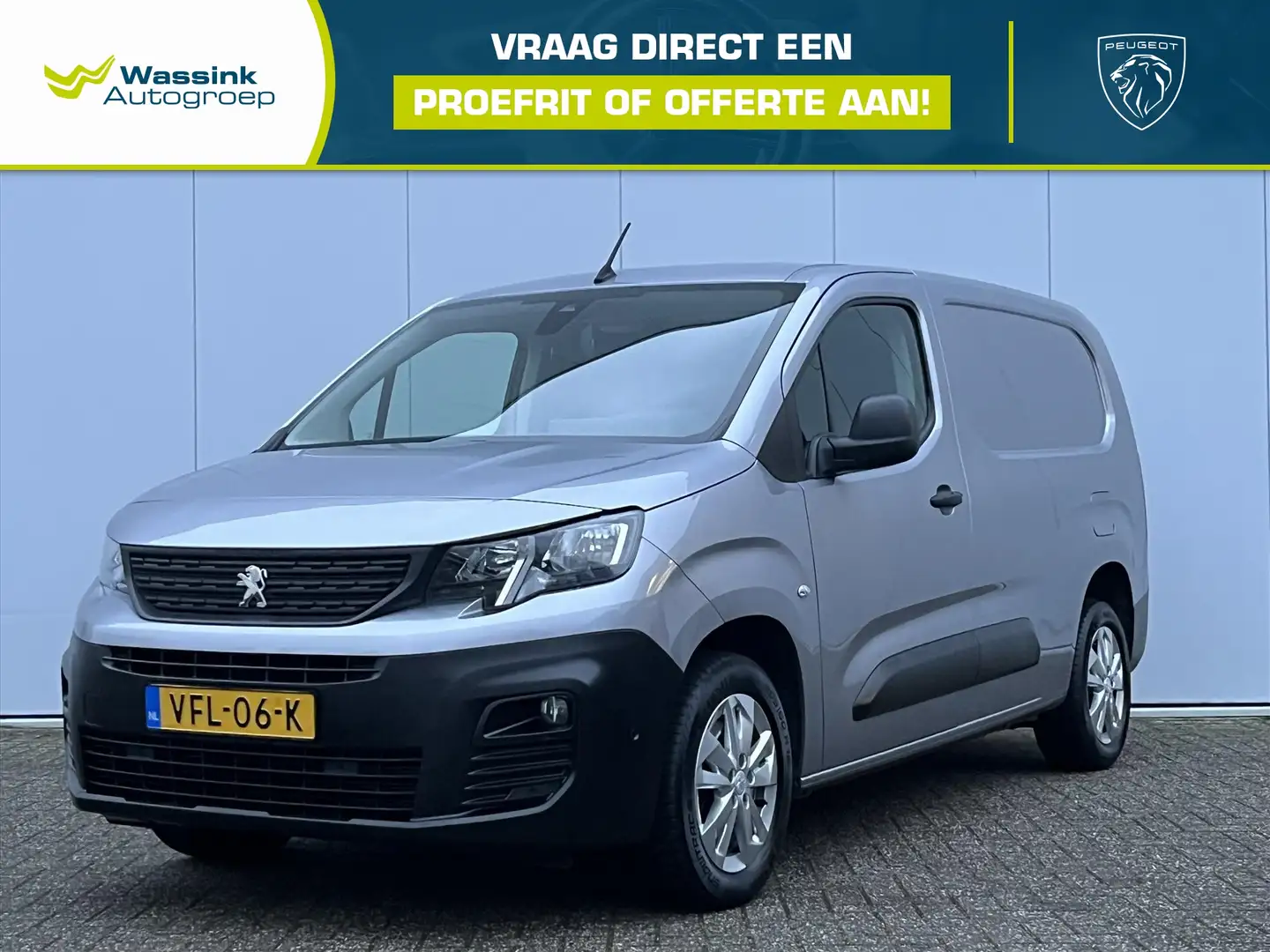 Peugeot Partner 1.5 BlueHDi 130pk Long EAT8 Premium | Camera Achte Grijs - 1