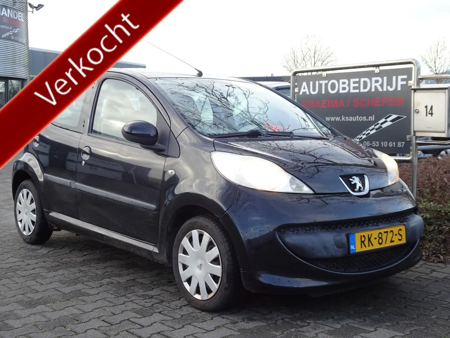 Peugeot 107 1.0-12V 5-Drs XS Airco Negro - 1