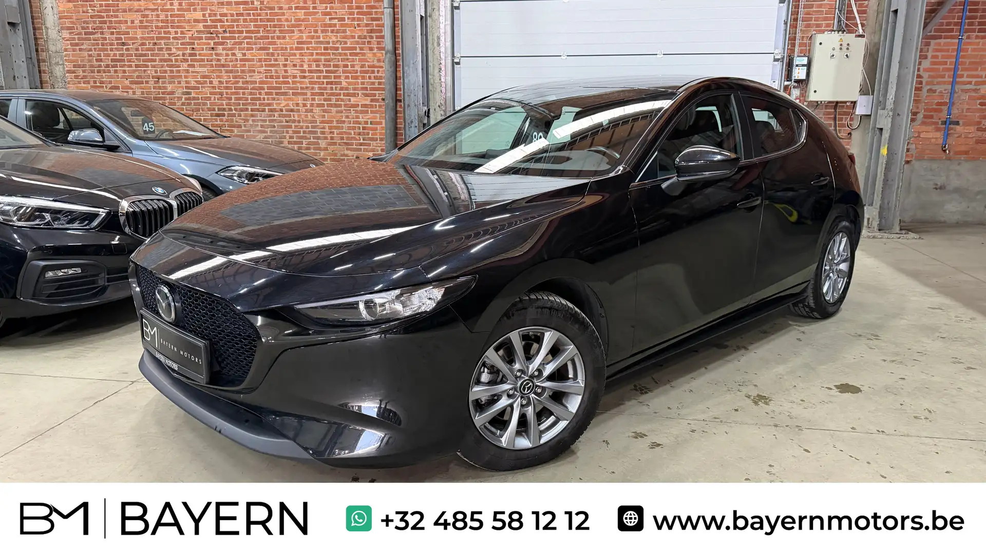 Mazda 3 Benzine Navi LED Camera CarPlay Garantie Noir - 1