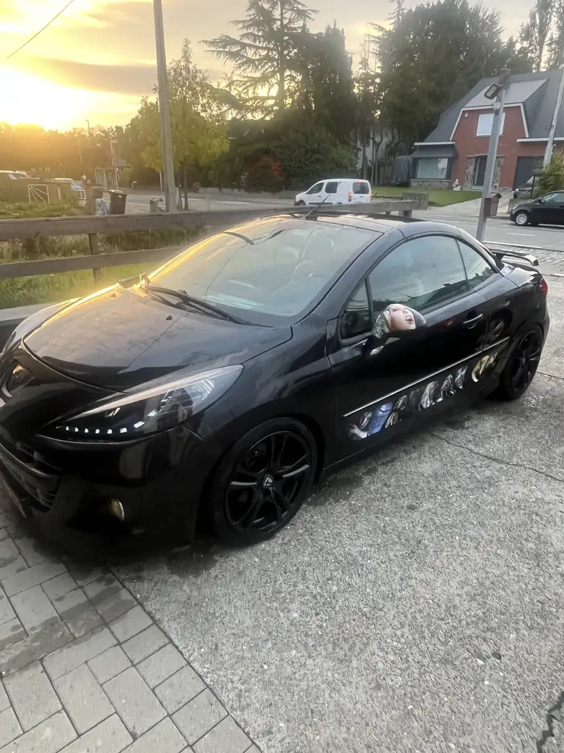Peugeot 207 207 CC 1.6i FULL OPTION Zwart - 2