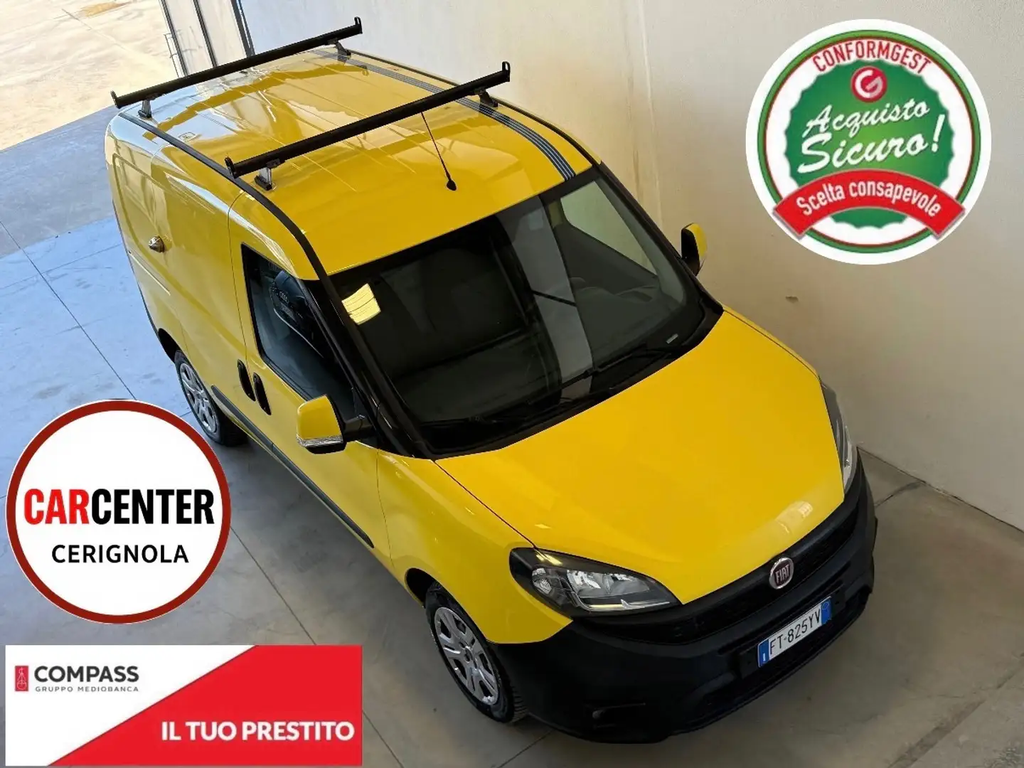 Fiat Doblo Doblò 1.6 MJT 95CV S&S Lounge Geel - 1