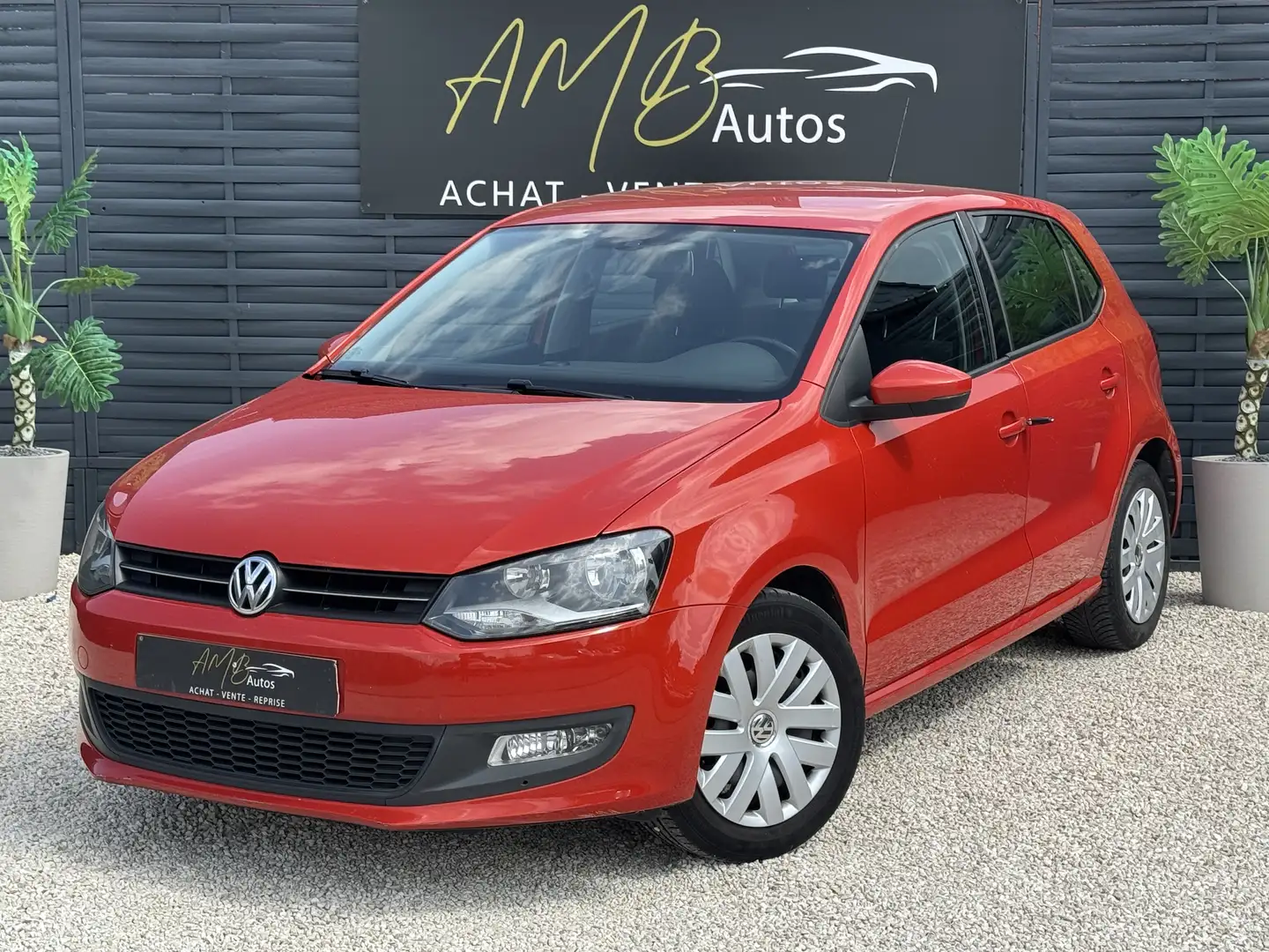 Volkswagen Polo 1.4i*/*BOITE AUTO+CAR PLAY+CARNET+CLIM*/* Orange - 1