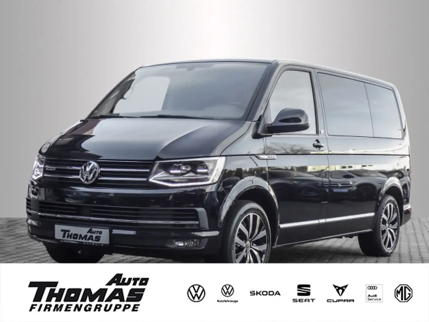Volkswagen T6 Multivan Generation Six 2.0 TDI 4M DSG AHK Noir - 1